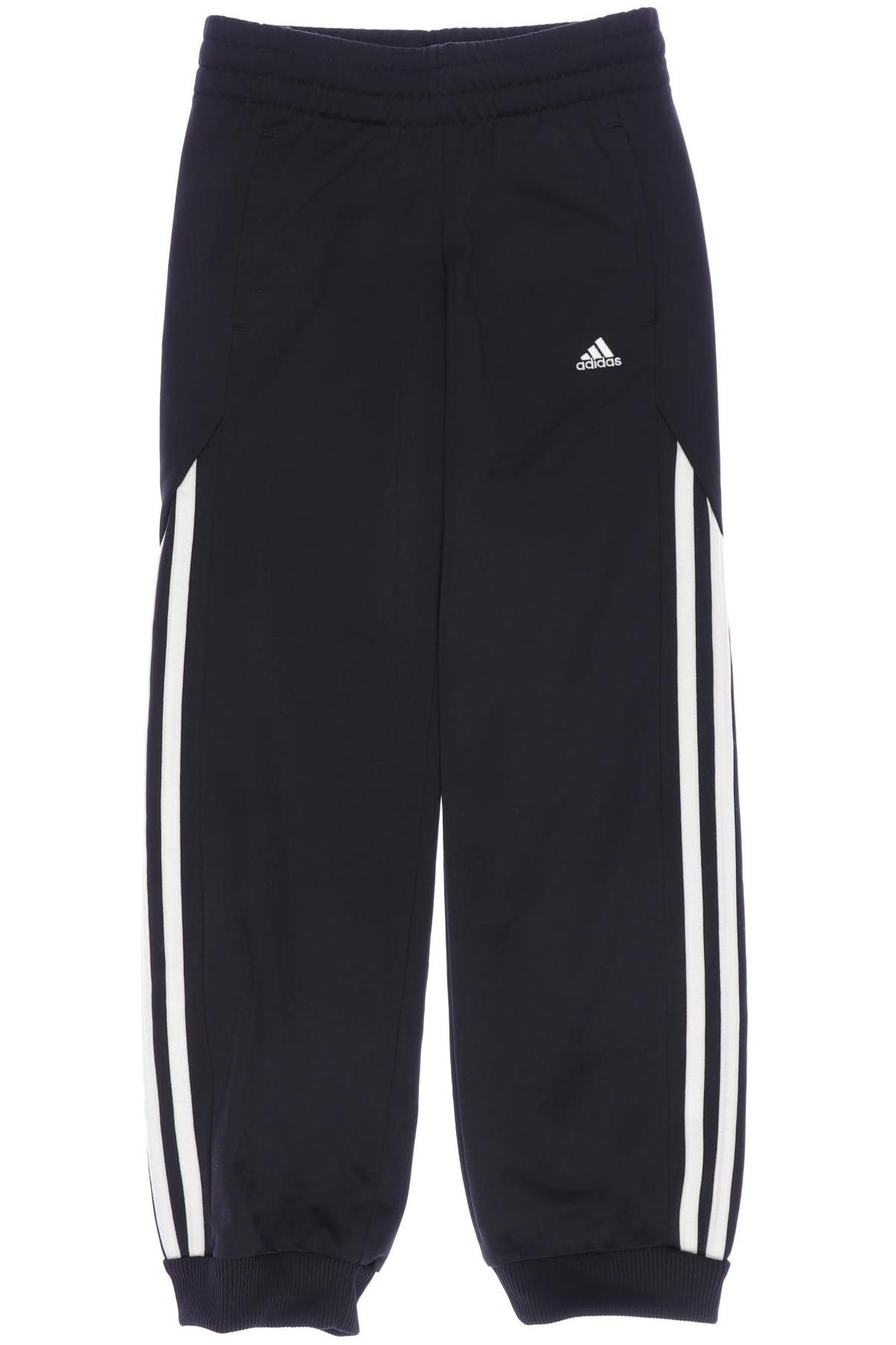 

adidas Damen Stoffhose, schwarz, Gr. 128