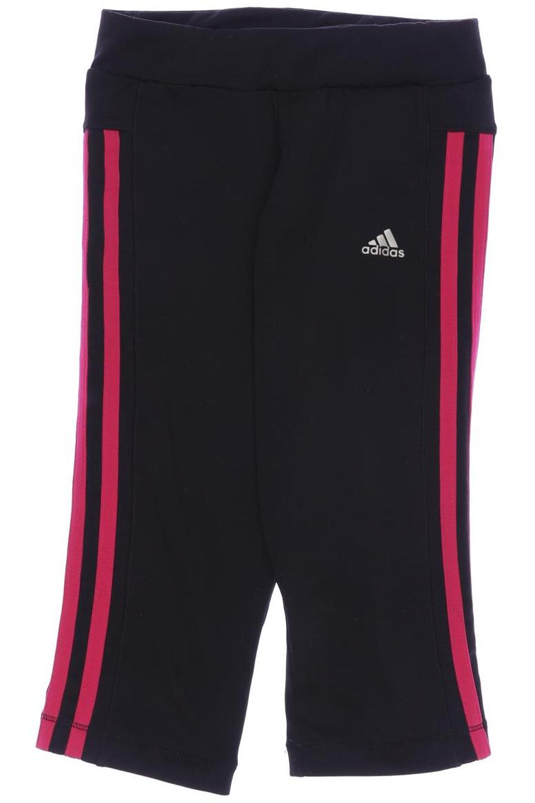 

adidas Damen Stoffhose, schwarz, Gr. 128