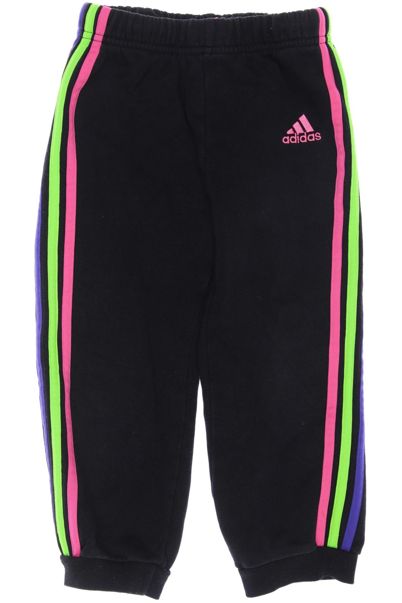 

adidas Damen Stoffhose, schwarz, Gr. 98