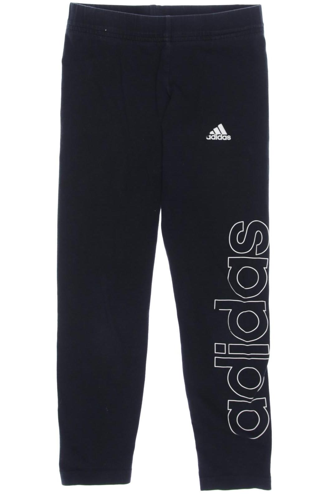 

adidas Damen Stoffhose, schwarz, Gr. 140