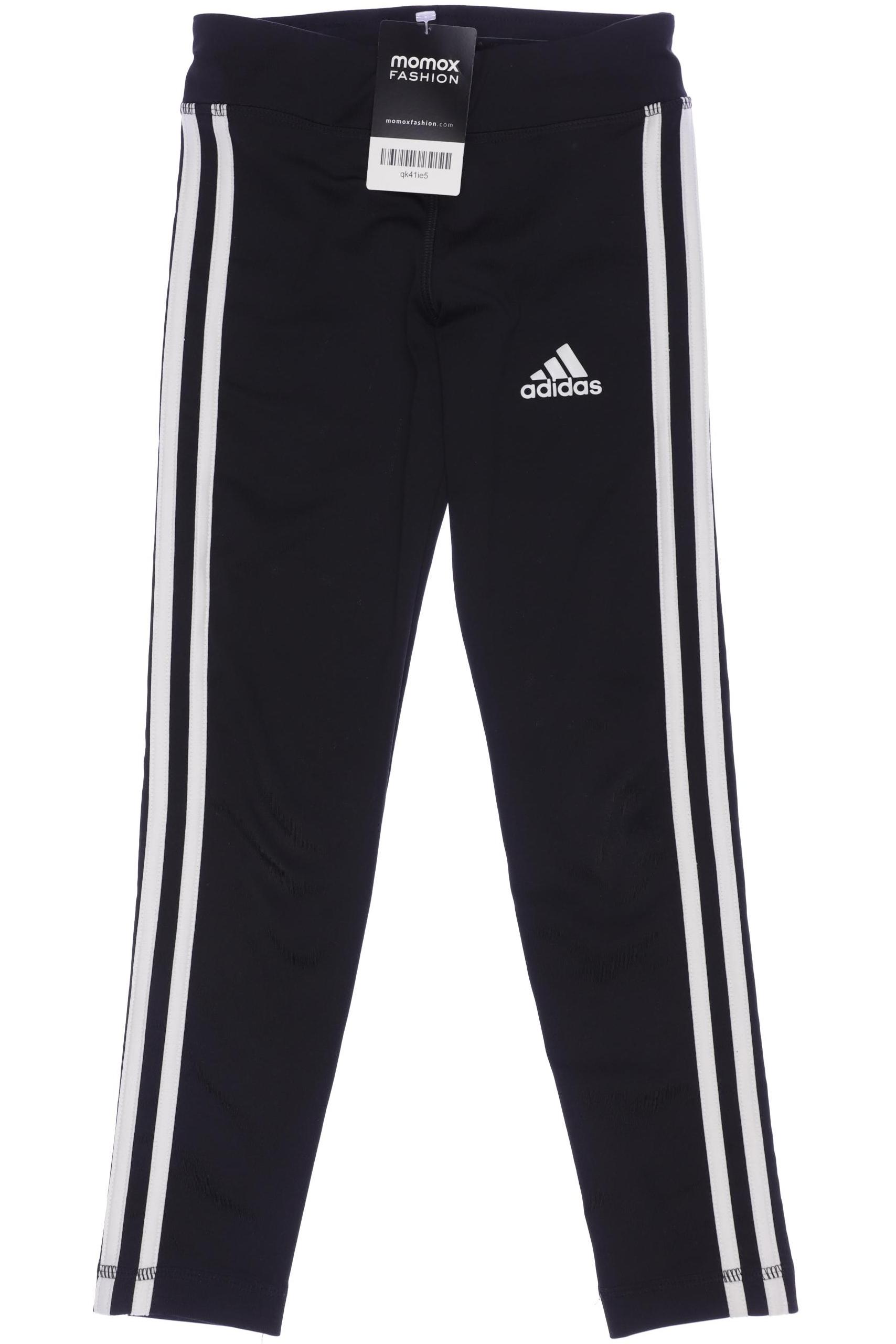 

adidas Damen Stoffhose, schwarz, Gr. 128