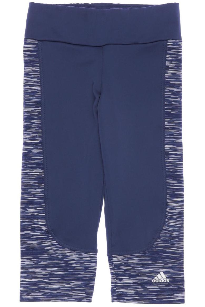 

adidas Damen Stoffhose, blau, Gr. 128