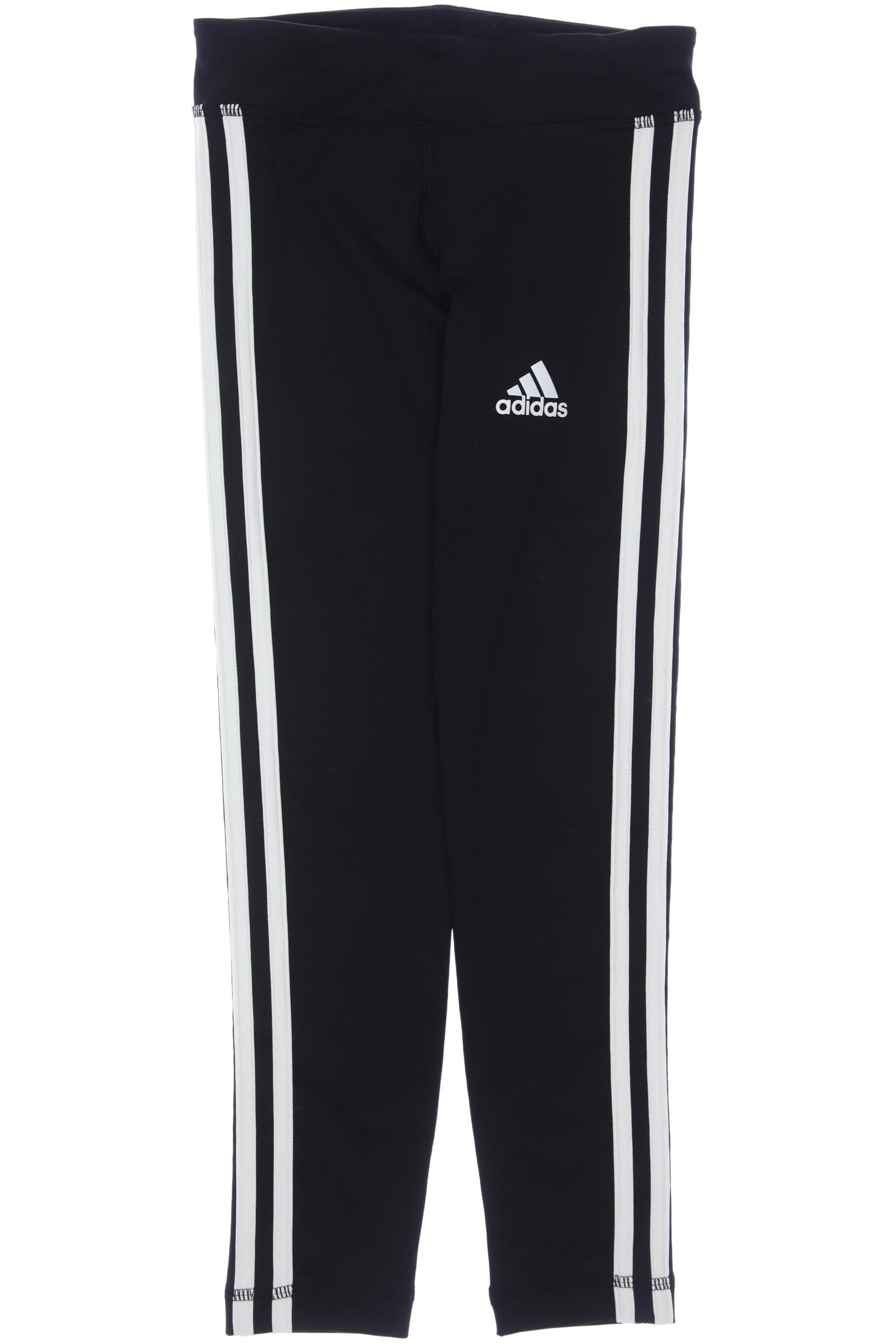 

adidas Damen Stoffhose, schwarz, Gr. 128