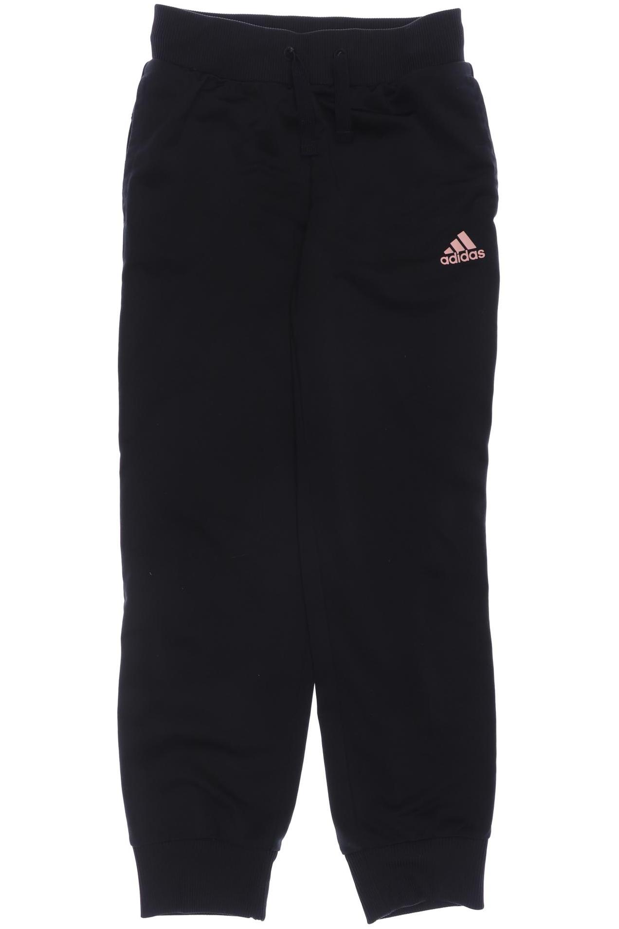 

adidas Damen Stoffhose, schwarz, Gr. 140