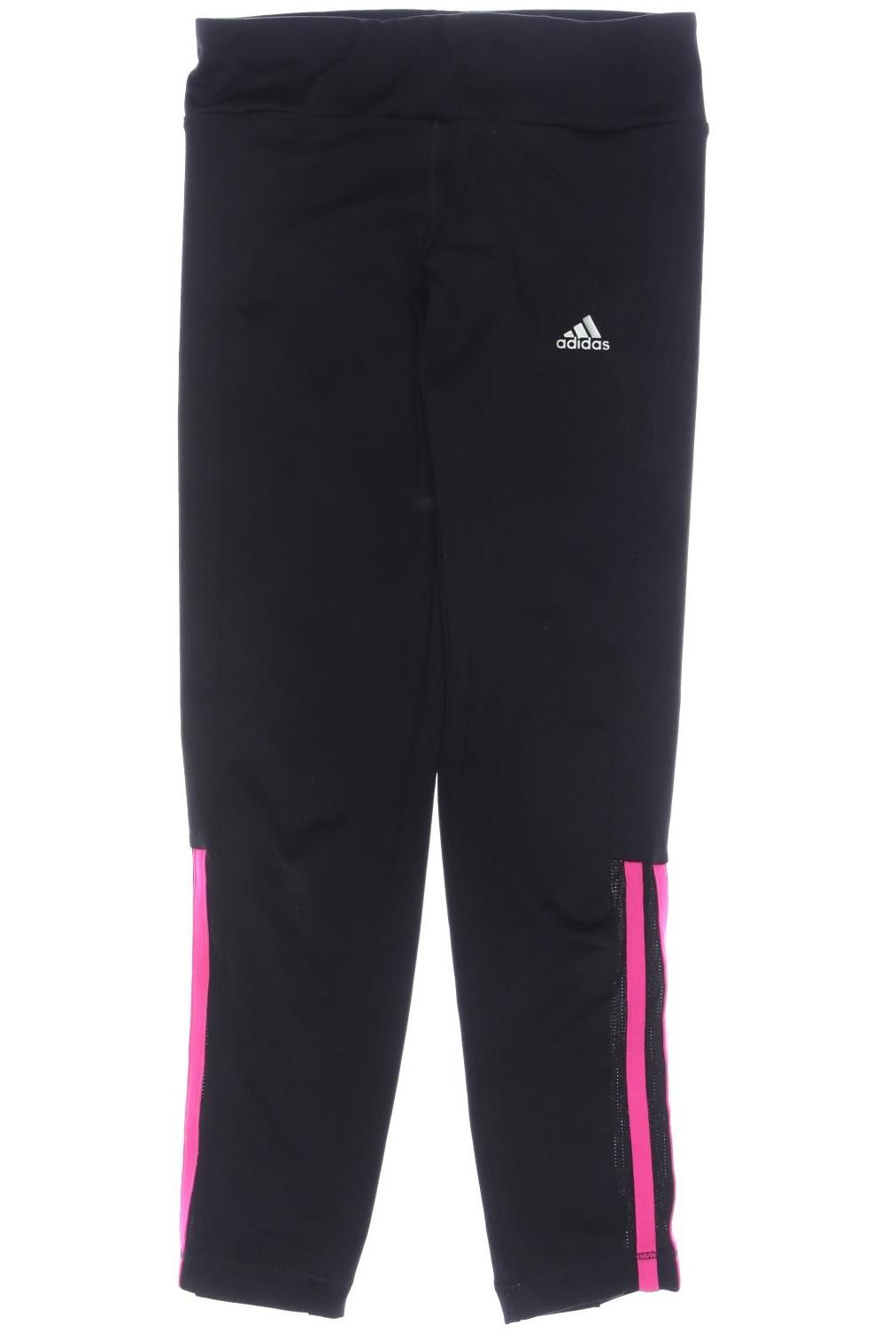 

adidas Damen Stoffhose, schwarz, Gr. 128