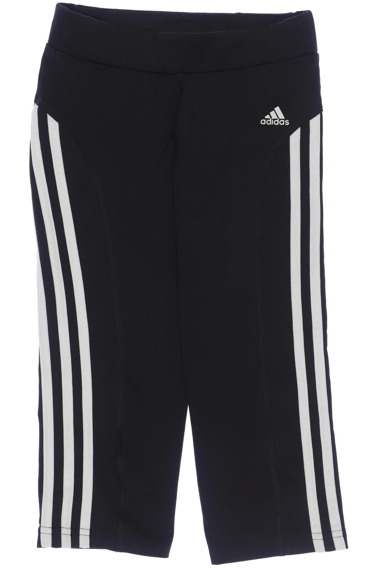 

adidas Damen Stoffhose, schwarz, Gr. 140