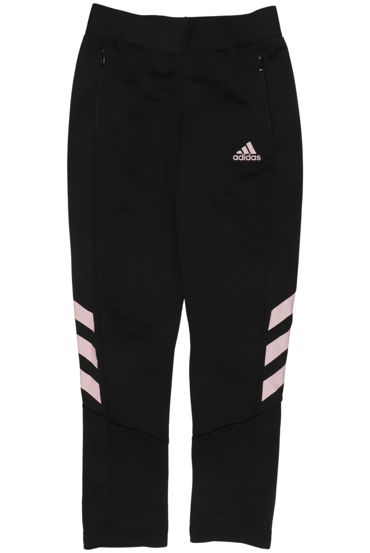 

adidas Damen Stoffhose, schwarz, Gr. 140