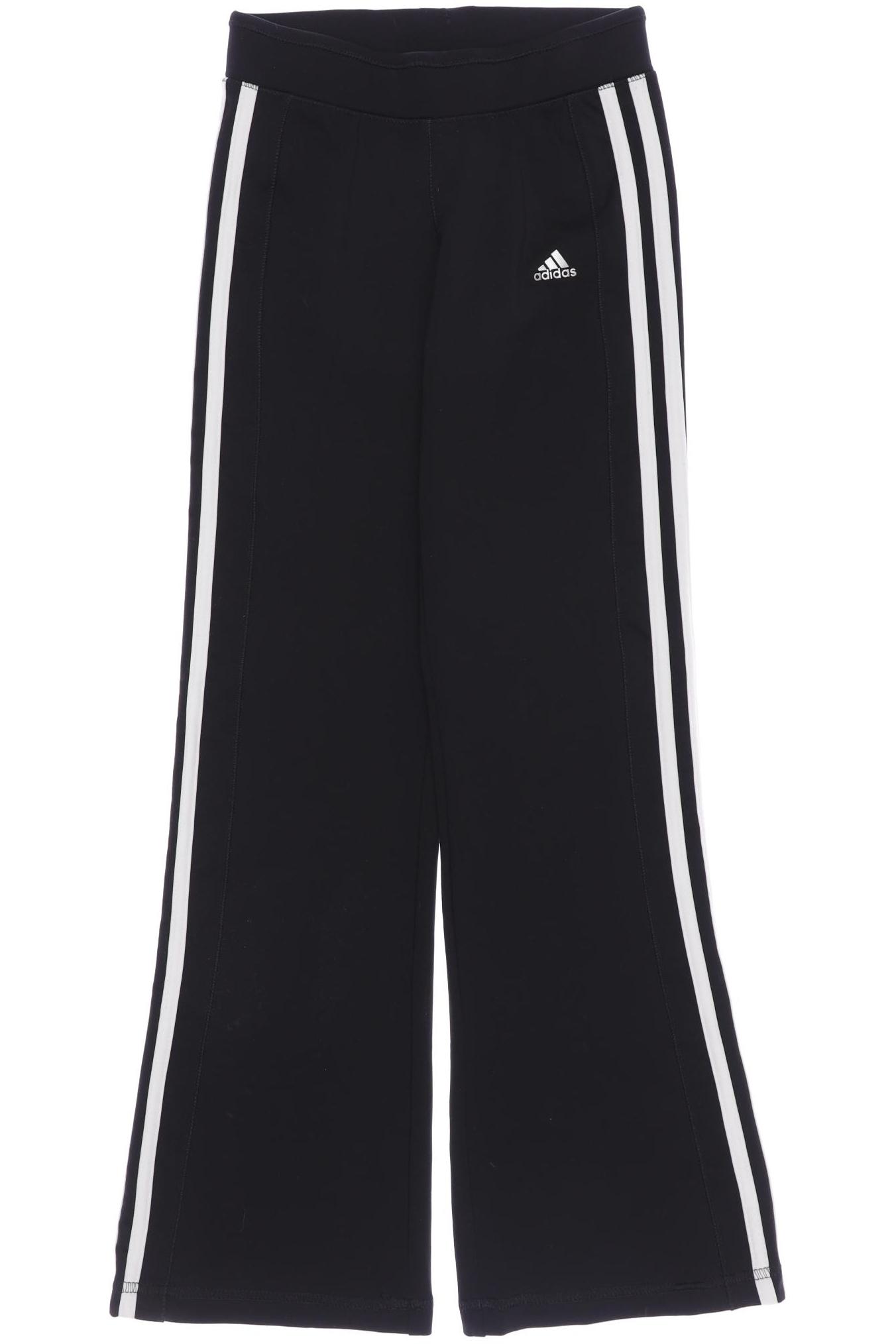 

adidas Damen Stoffhose, schwarz, Gr. 140