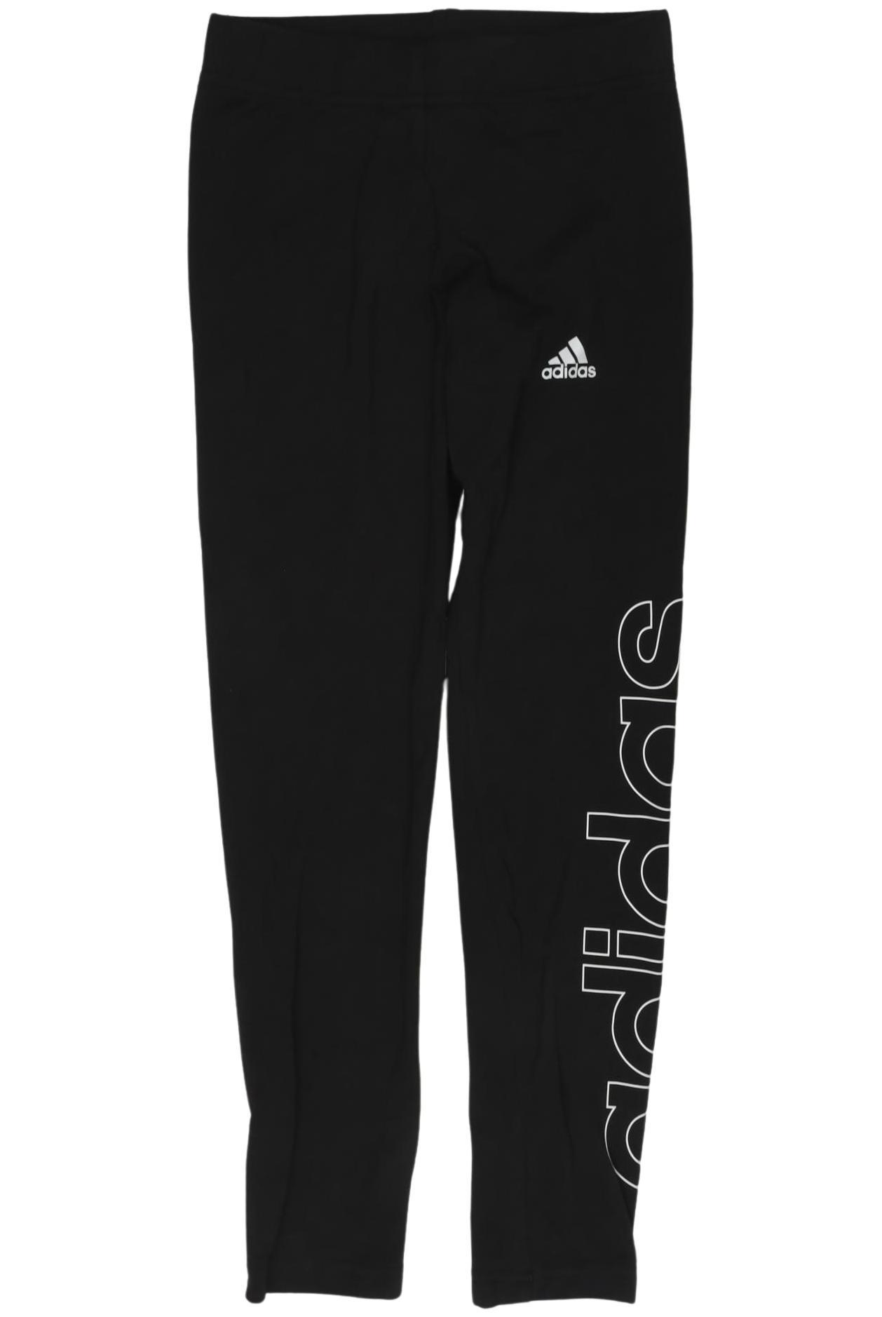 

adidas Mädchen Stoffhose, schwarz, Gr. 140