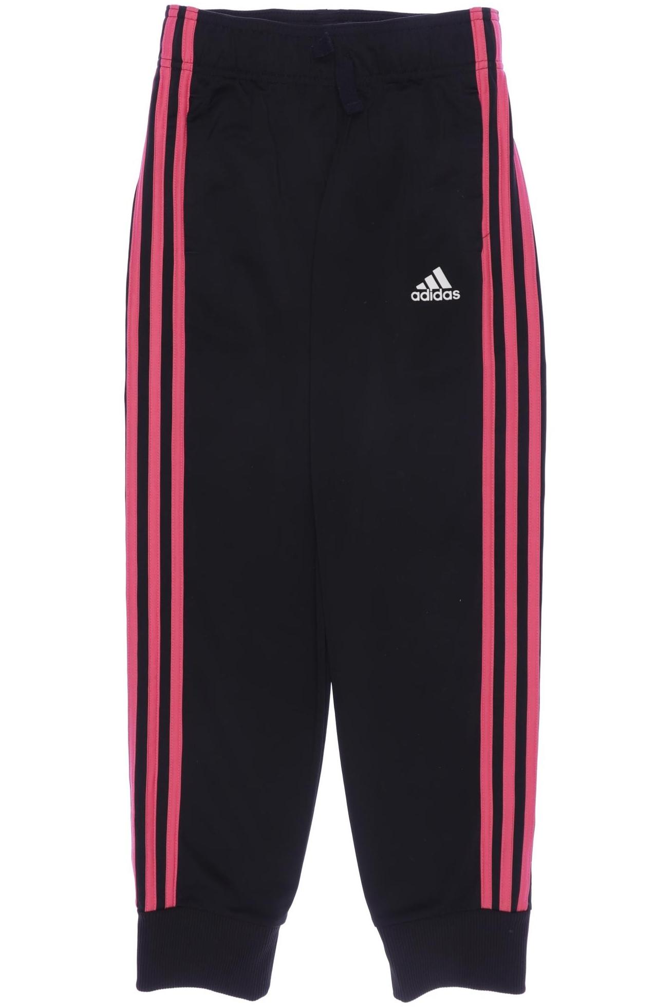 

adidas Damen Stoffhose, schwarz, Gr. 140