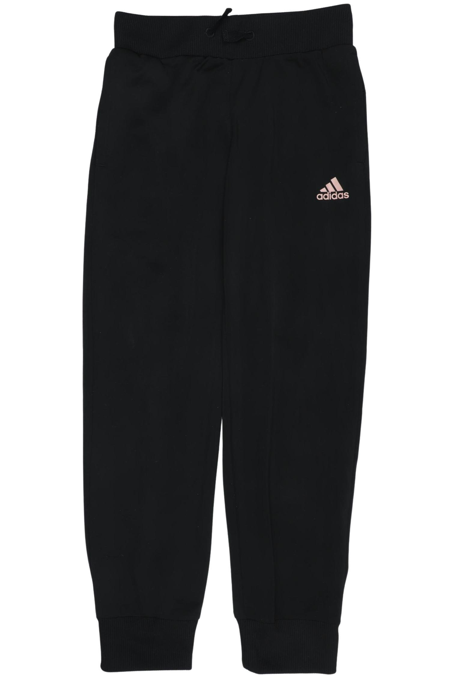

adidas Damen Stoffhose, schwarz, Gr. 140