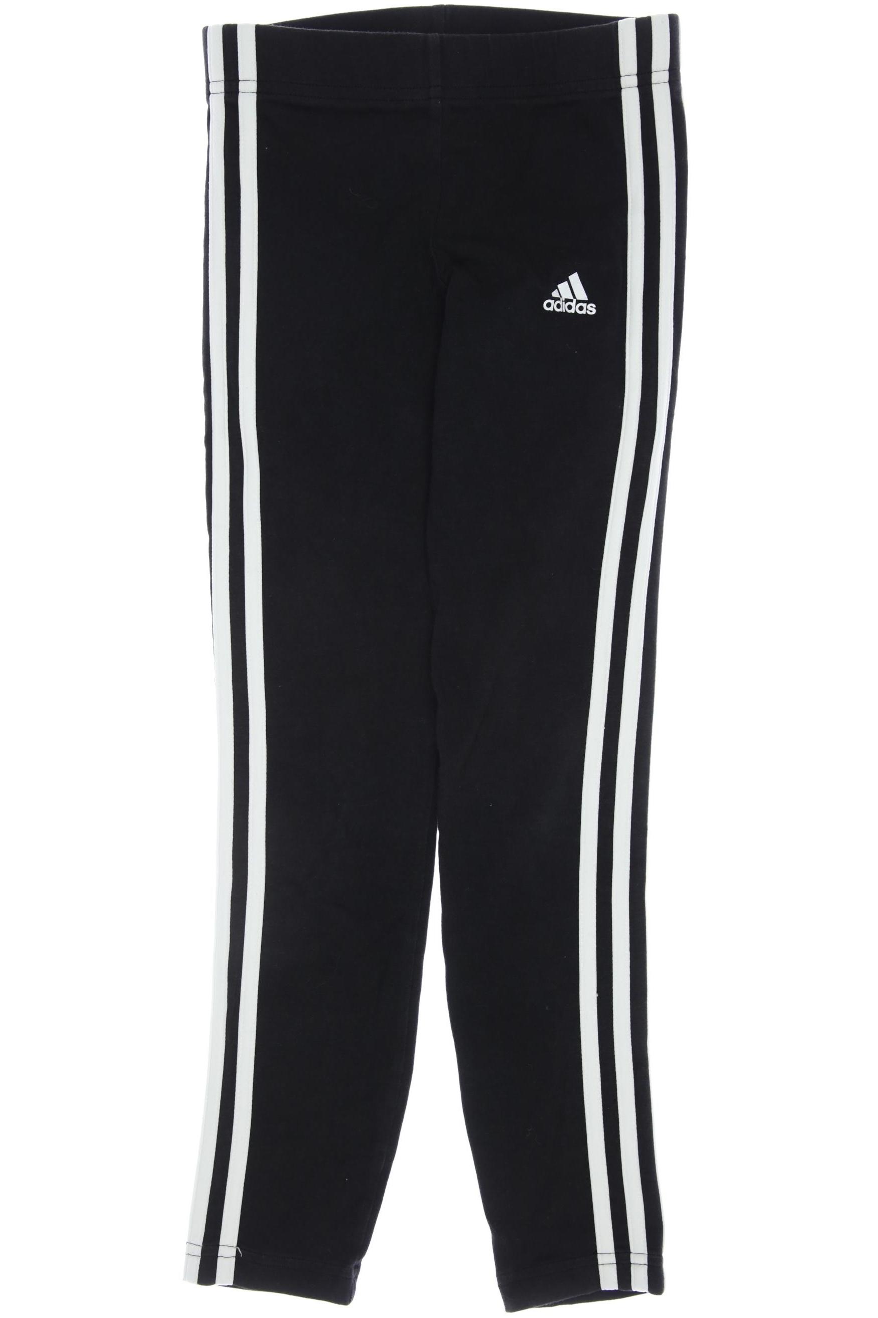 

adidas Damen Stoffhose, schwarz, Gr. 140