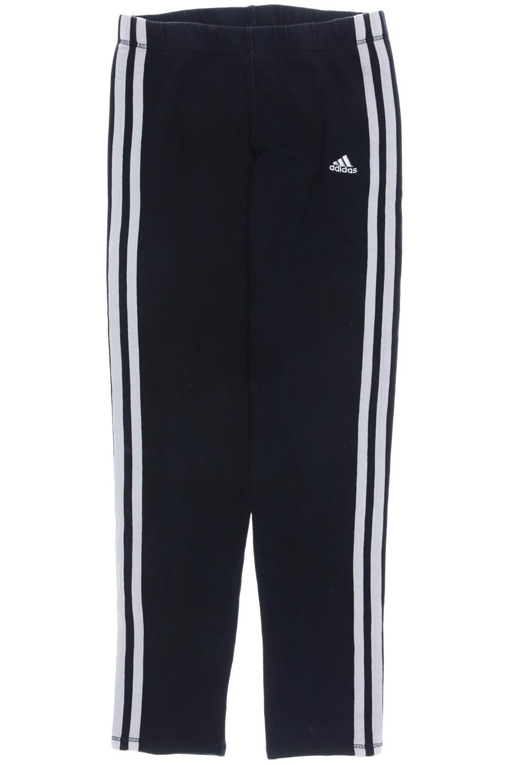 

adidas Damen Stoffhose, schwarz, Gr. 140