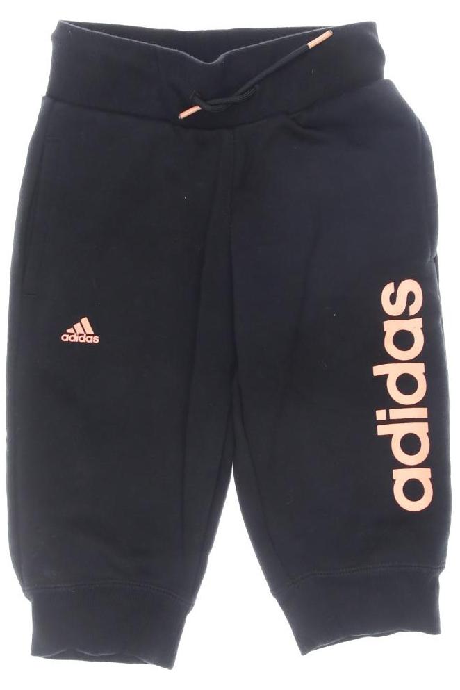 

adidas Mädchen Stoffhose, schwarz, Gr. 110