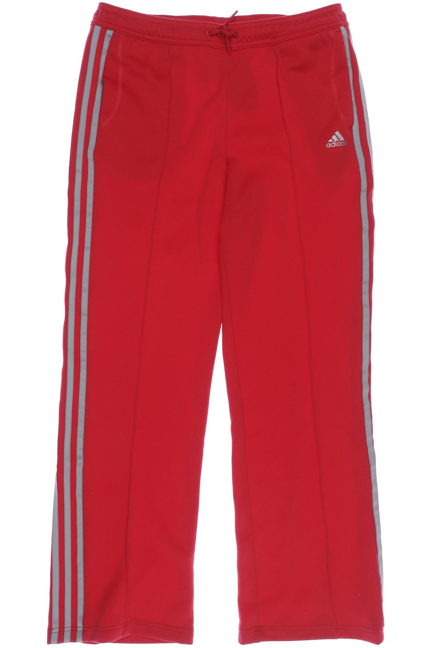 

adidas Damen Stoffhose, rot, Gr. 176