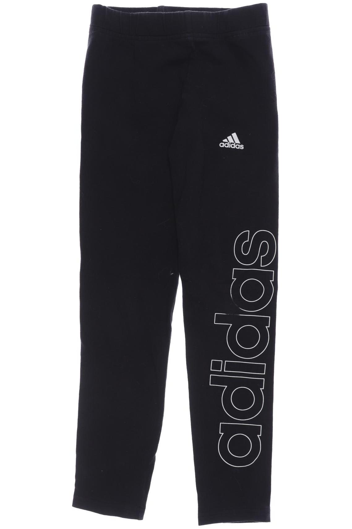 

adidas Damen Stoffhose, schwarz, Gr. 140