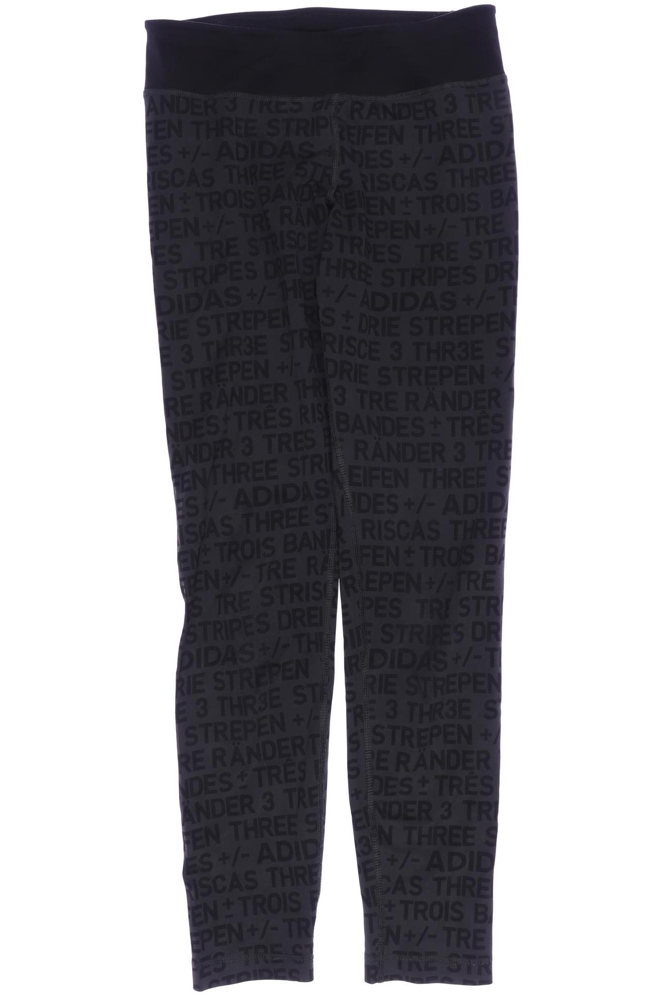 

adidas Damen Stoffhose, schwarz, Gr. 164