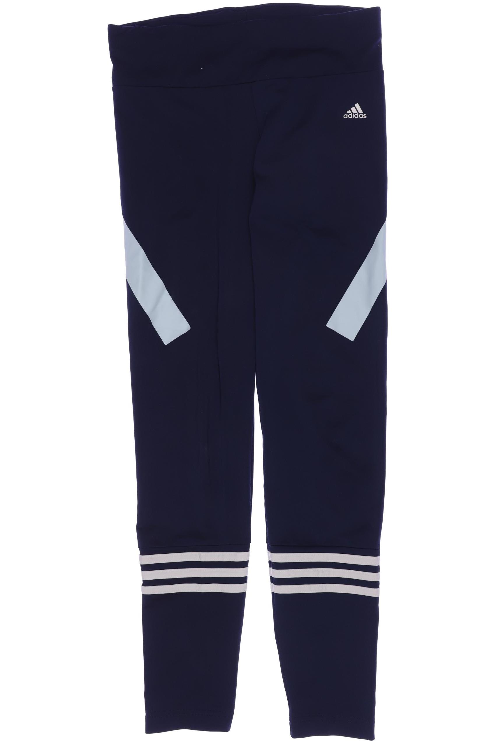 

adidas Damen Stoffhose, marineblau, Gr. 164