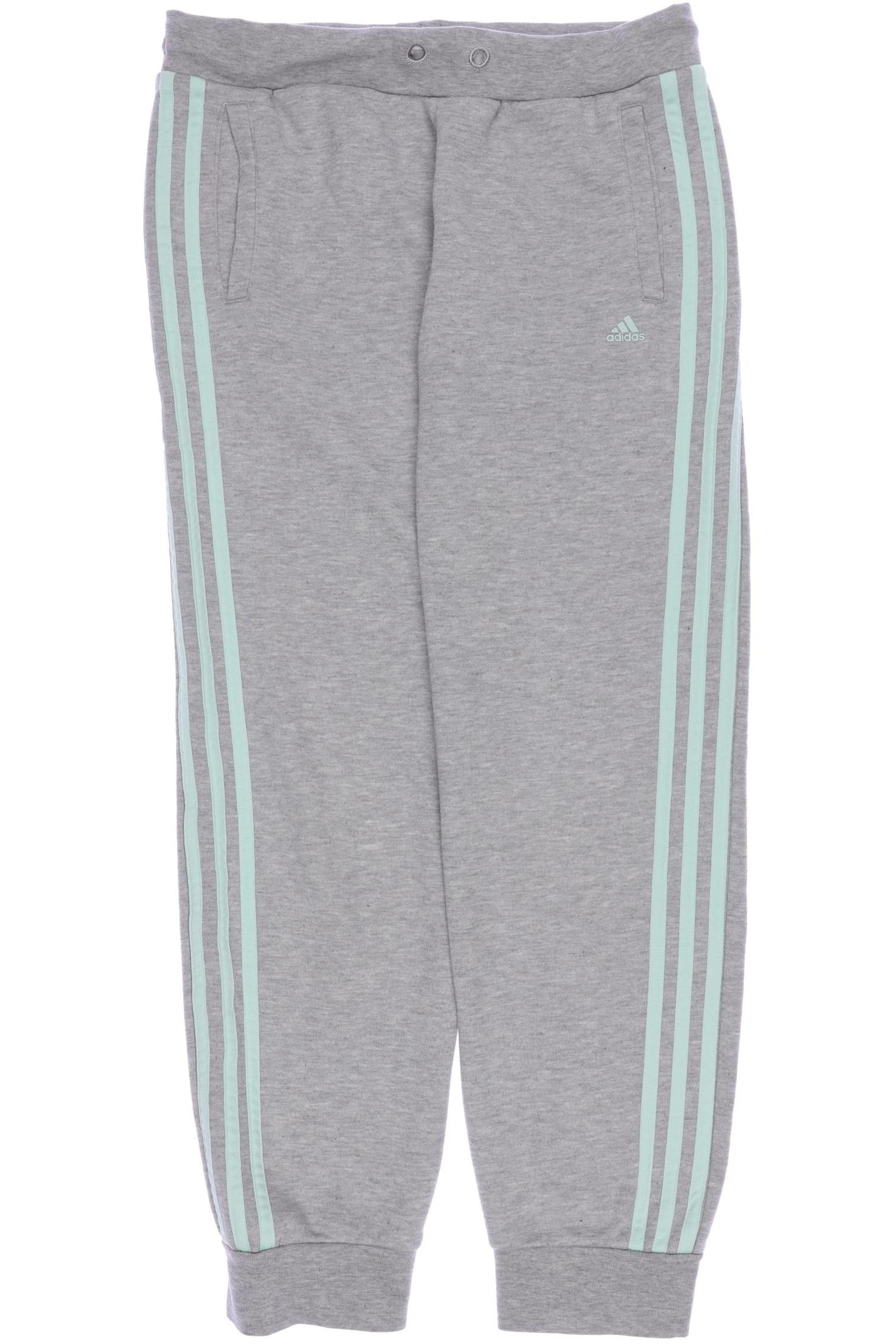 

adidas Damen Stoffhose, grau, Gr. 170