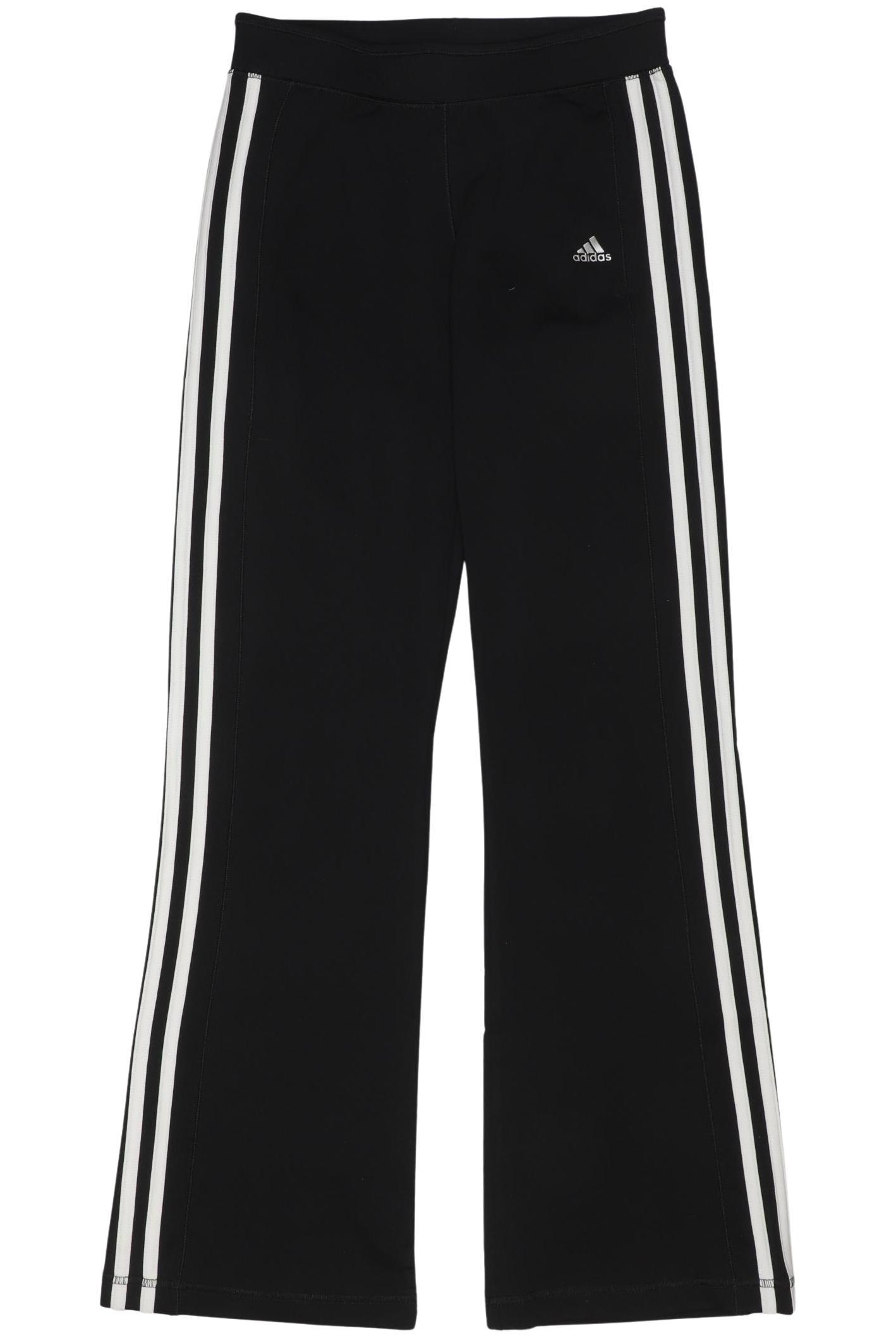 

adidas Mädchen Stoffhose, schwarz, Gr. 152