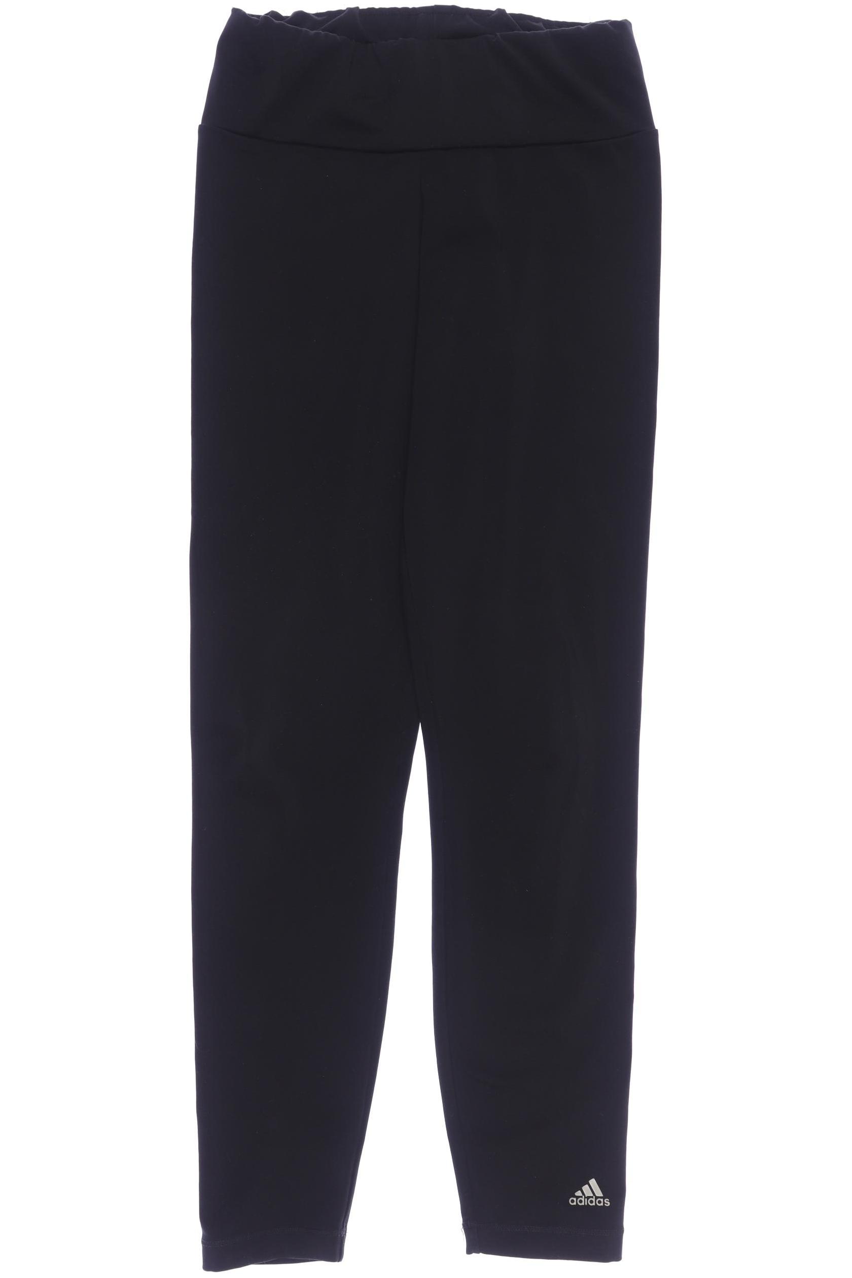 

adidas Damen Stoffhose, schwarz, Gr. 152