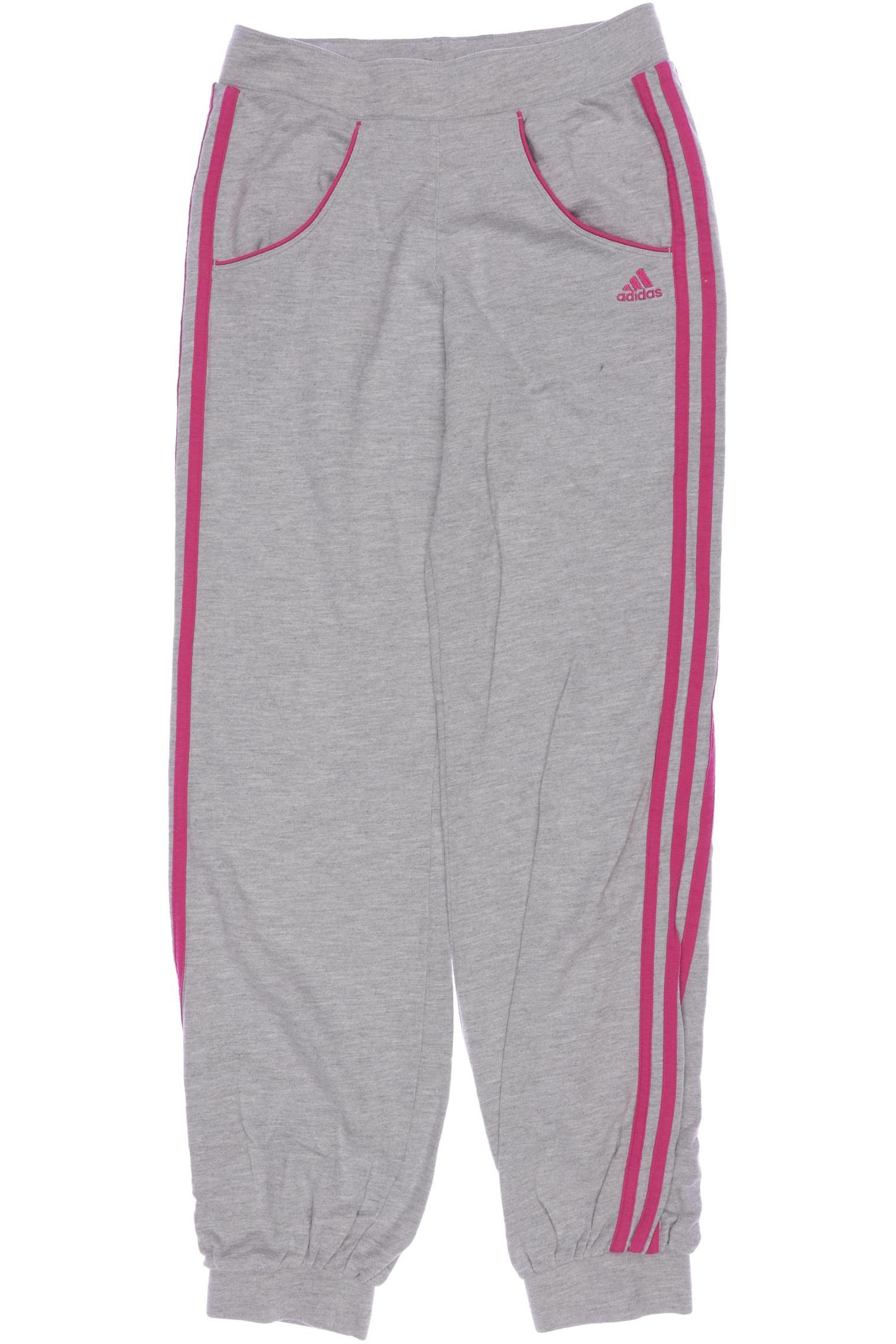 

adidas Damen Stoffhose, grau, Gr. 164
