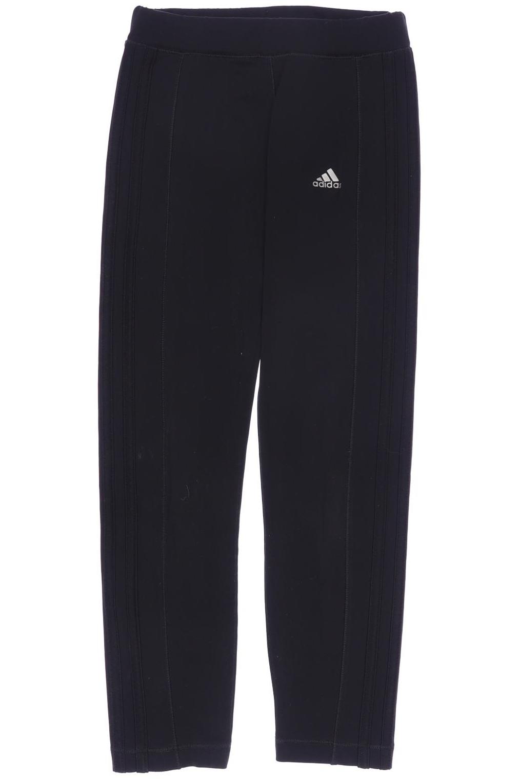 

adidas Damen Stoffhose, schwarz, Gr. 128