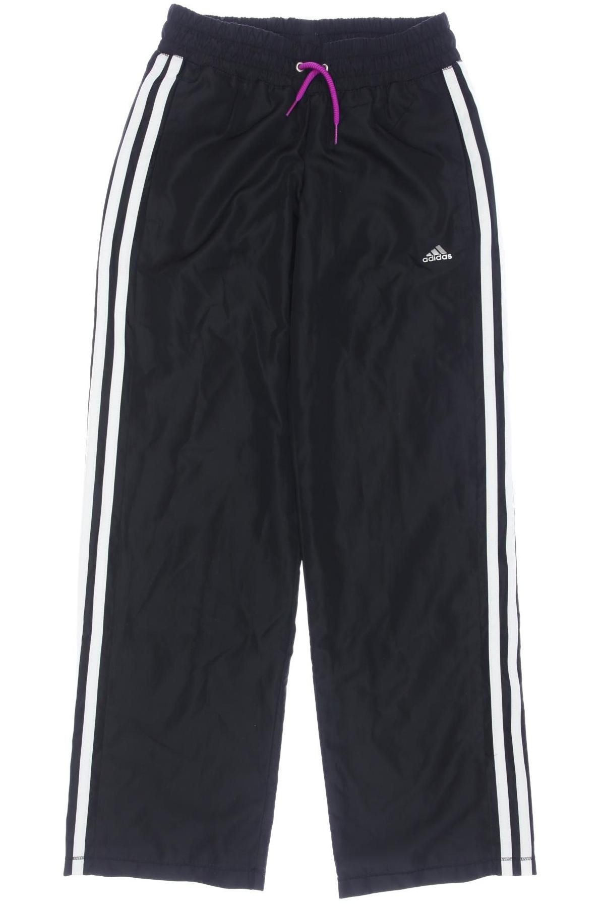 

adidas Damen Stoffhose, schwarz, Gr. 140