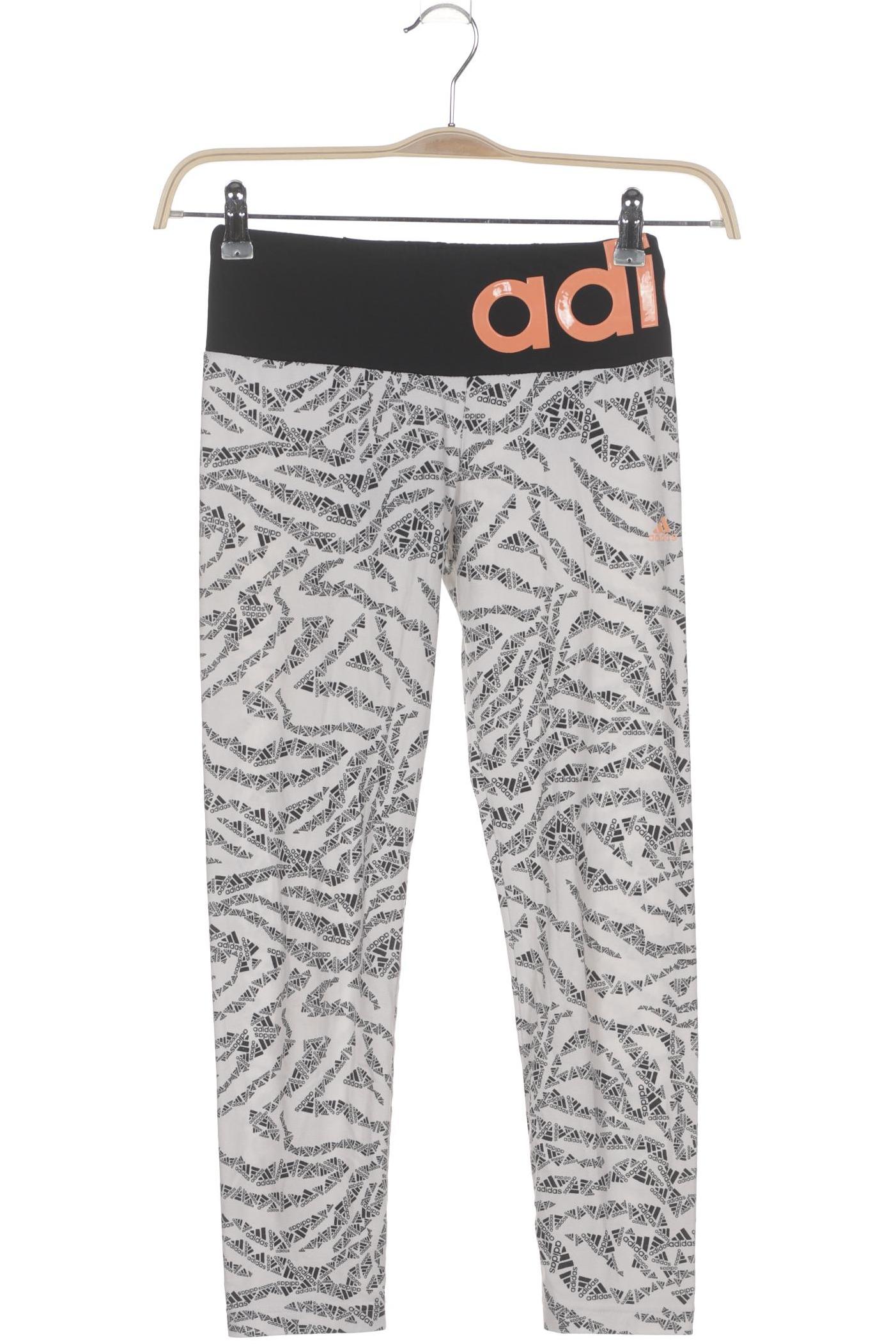 

adidas Damen Stoffhose, weiß, Gr. 152