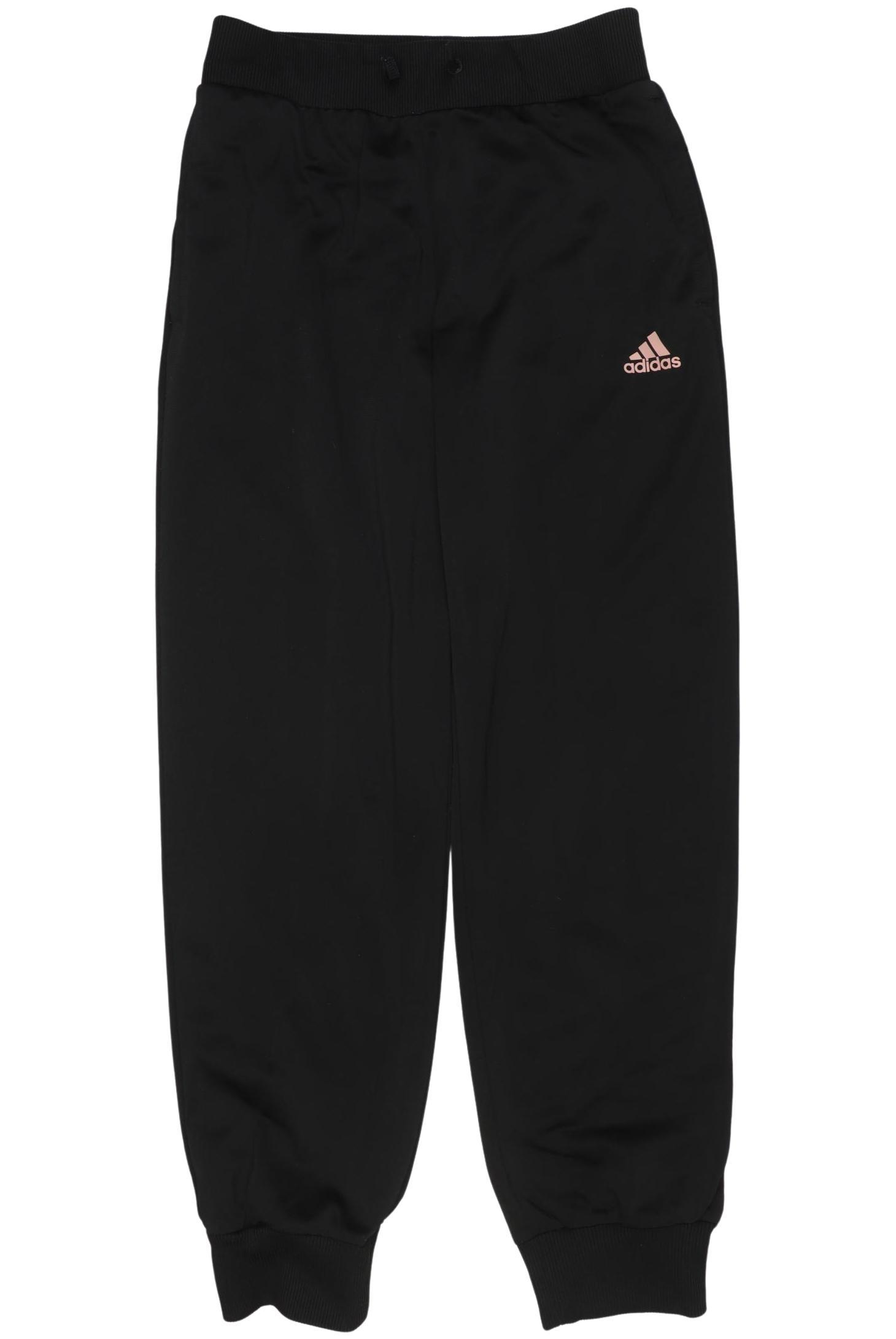 

adidas Mädchen Stoffhose, schwarz, Gr. 164
