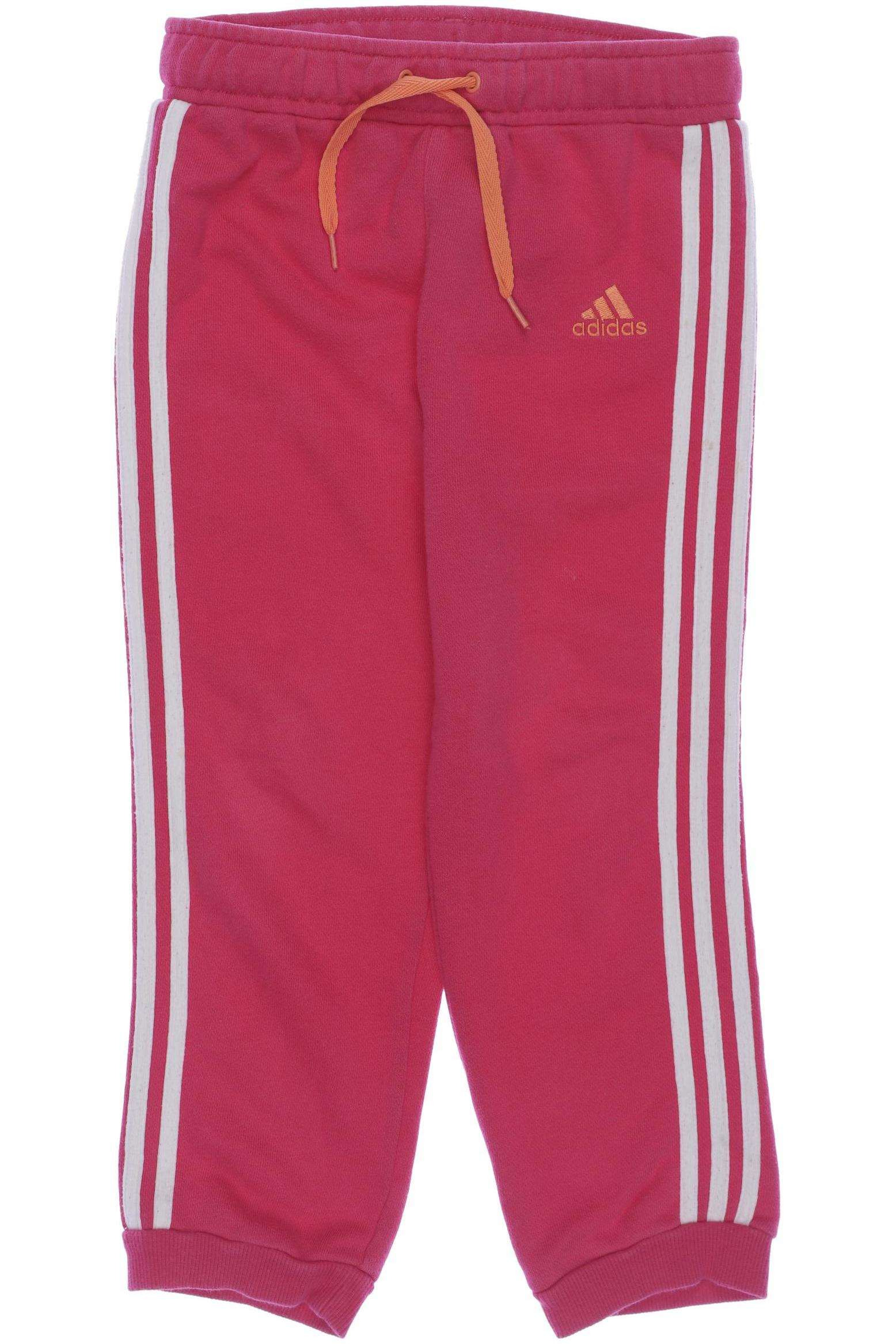 

adidas Damen Stoffhose, pink, Gr. 104