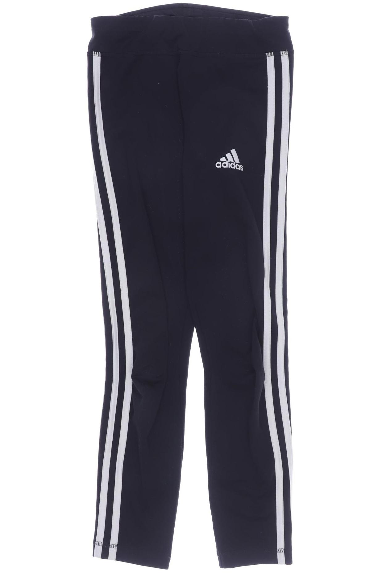 

adidas Damen Stoffhose, schwarz, Gr. 140