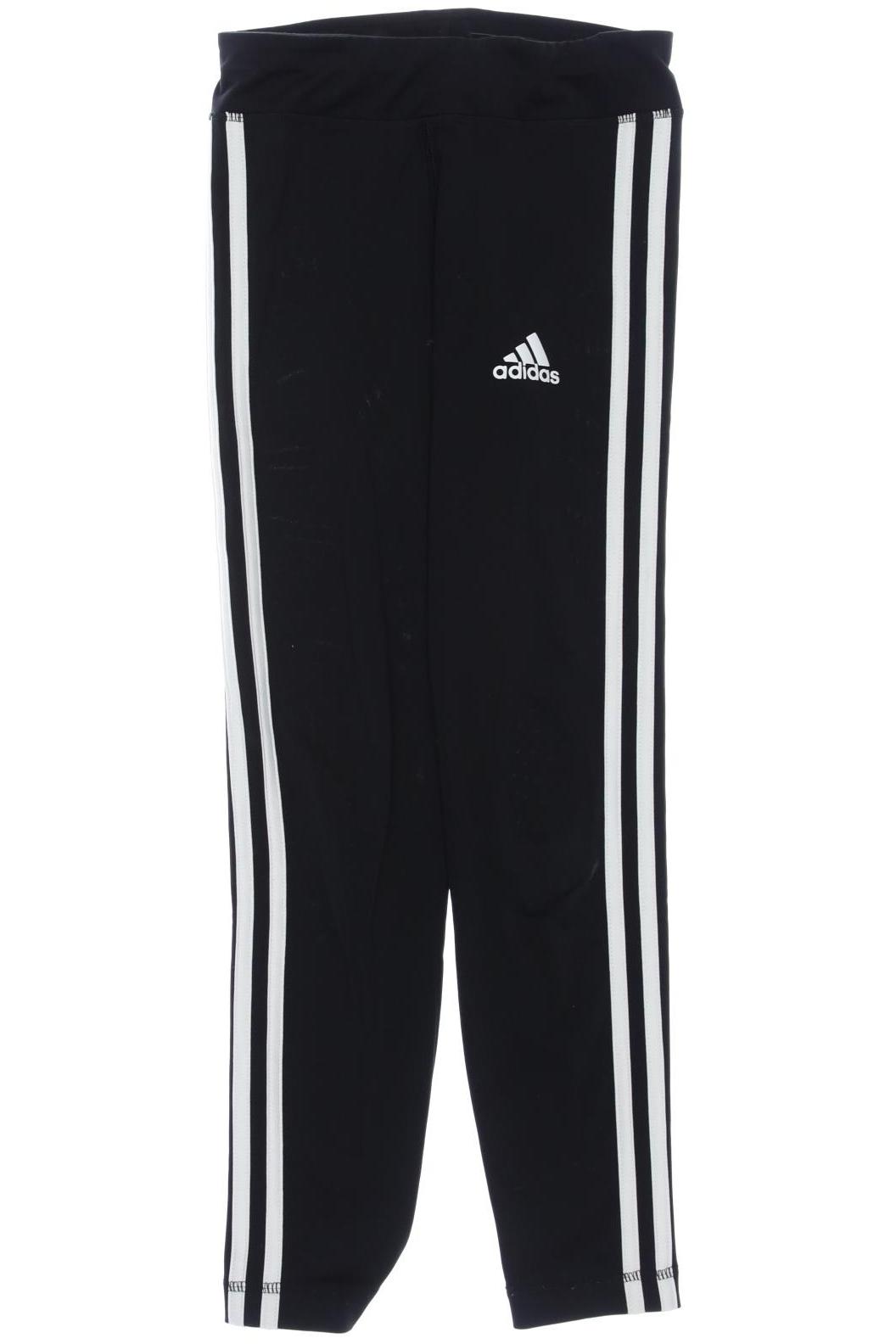 

adidas Damen Stoffhose, schwarz, Gr. 140