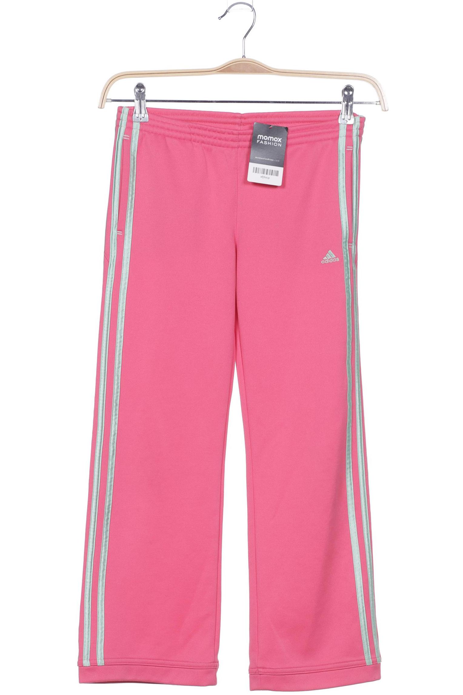 

adidas Damen Stoffhose, pink, Gr. 140