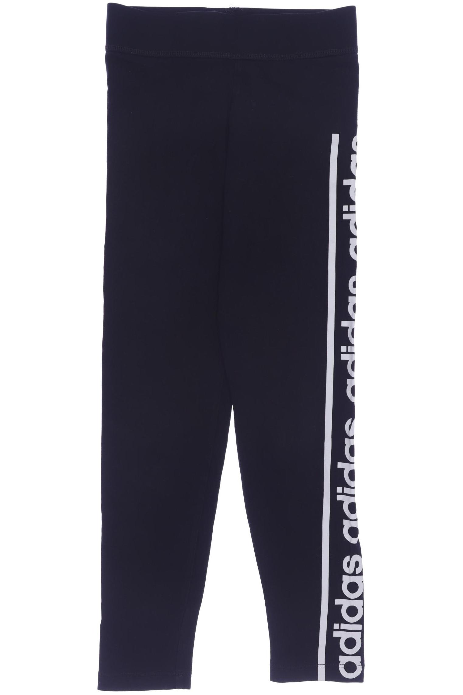 

adidas Damen Stoffhose, schwarz, Gr. 140
