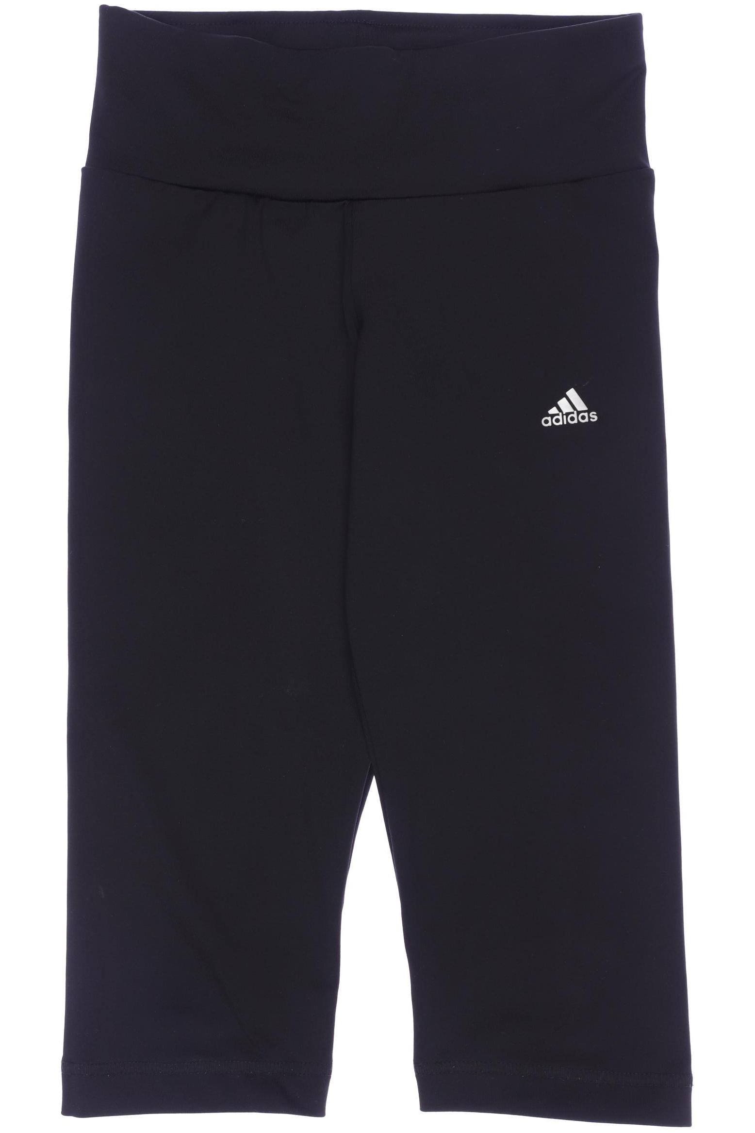 

adidas Damen Stoffhose, schwarz, Gr. 140