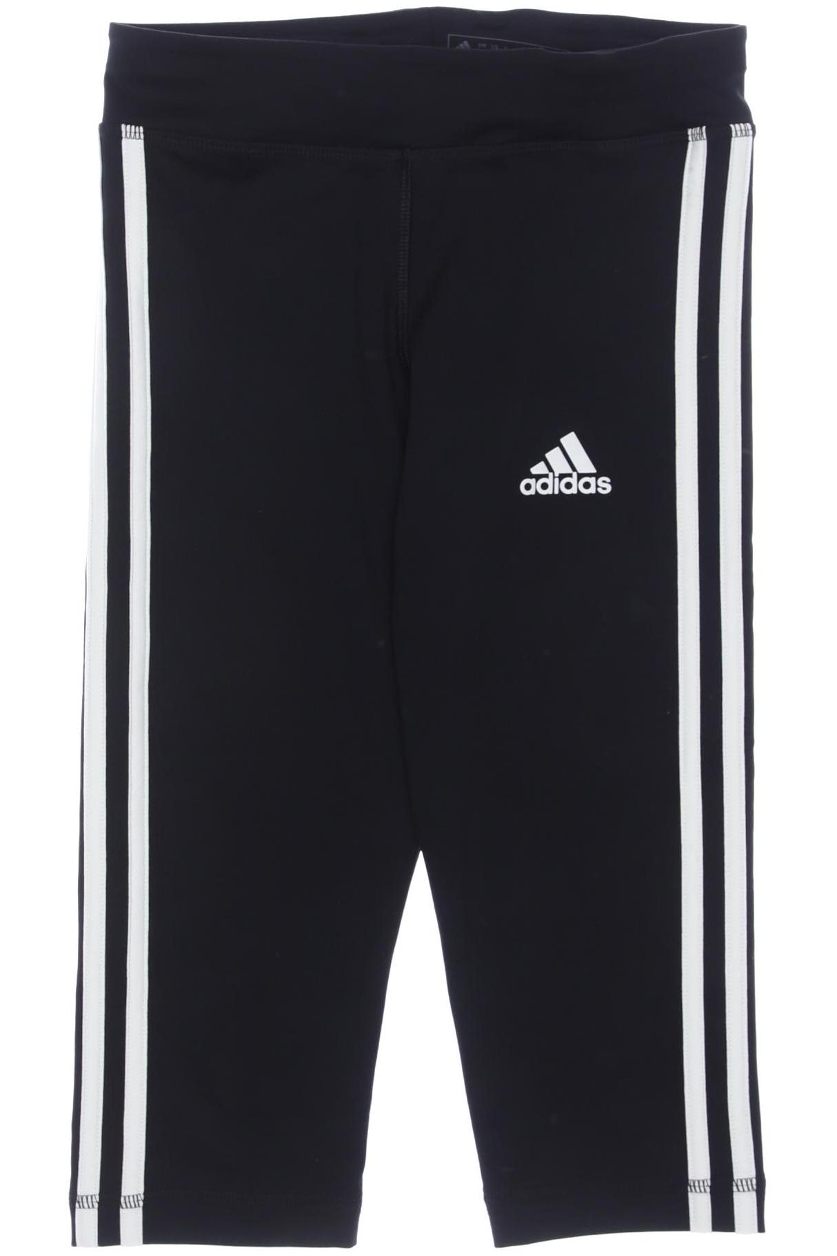 

adidas Damen Stoffhose, schwarz, Gr. 140