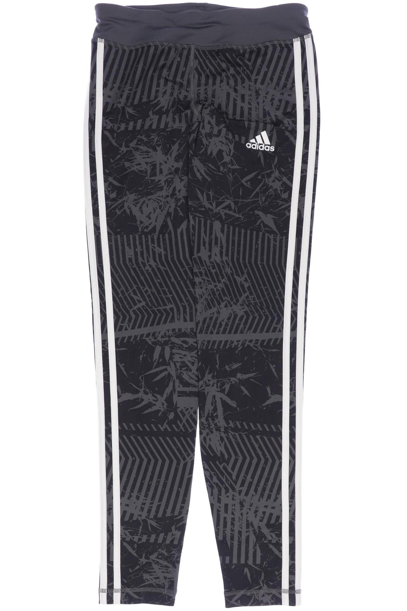 

adidas Damen Stoffhose, grau, Gr. 116