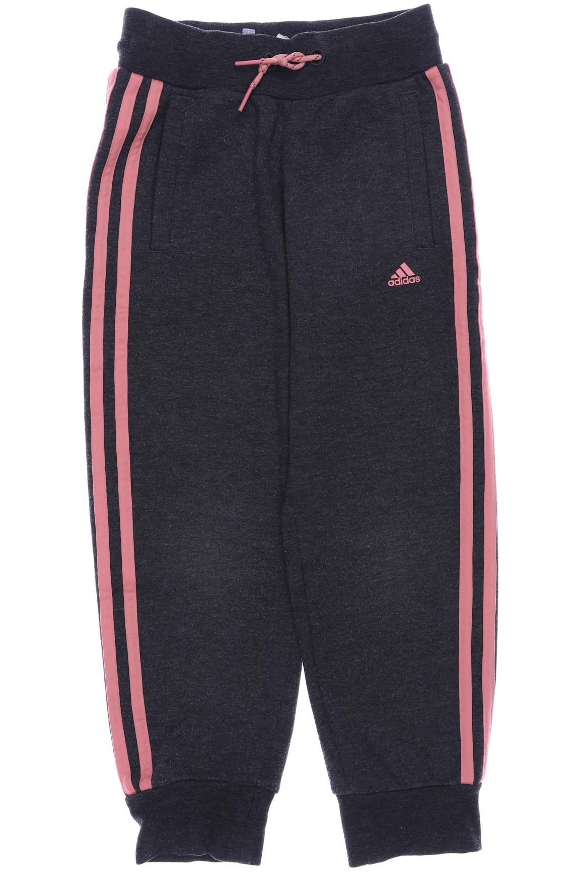 

adidas Damen Stoffhose, grau, Gr. 128