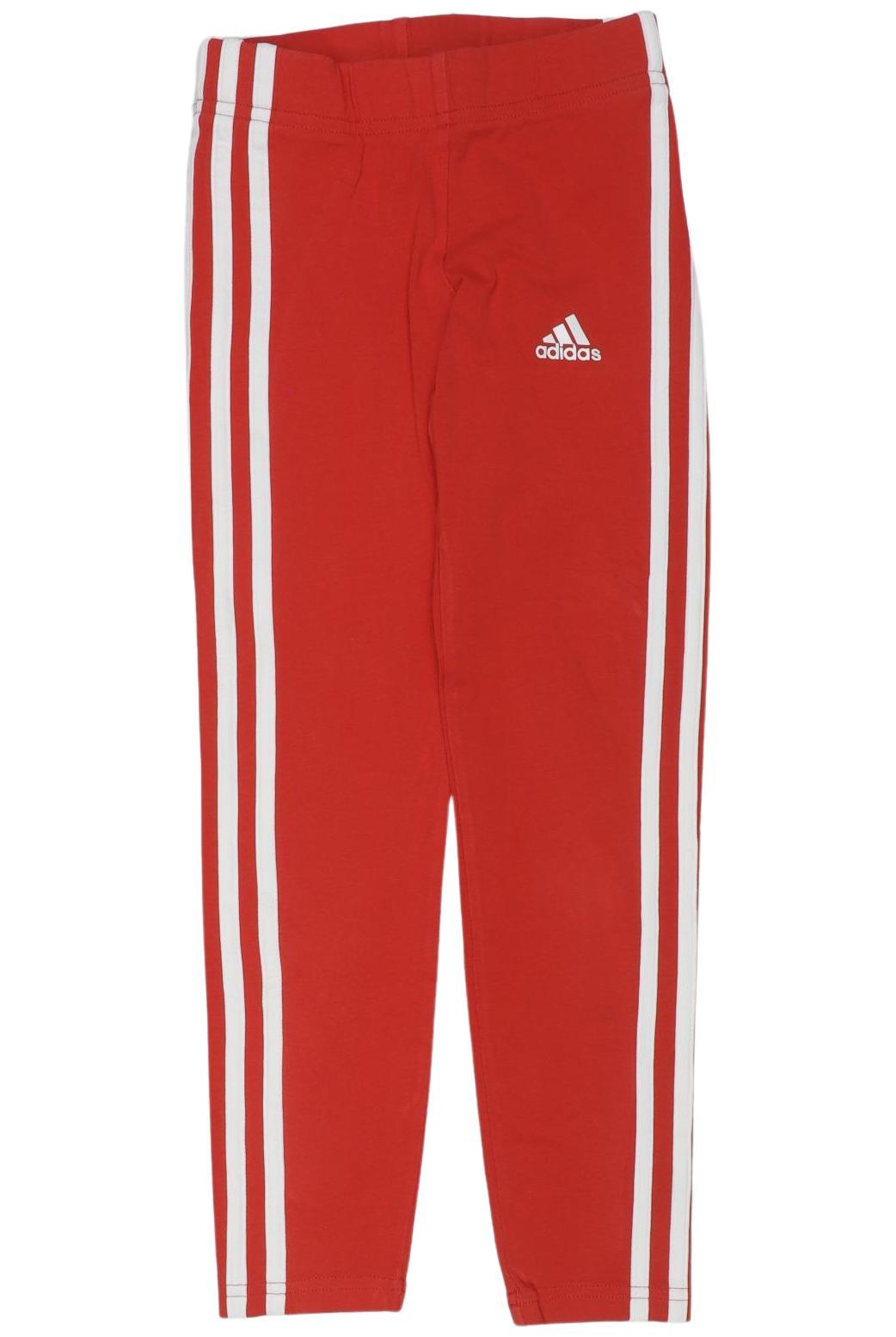 

adidas Mädchen Stoffhose, rot, Gr. 128