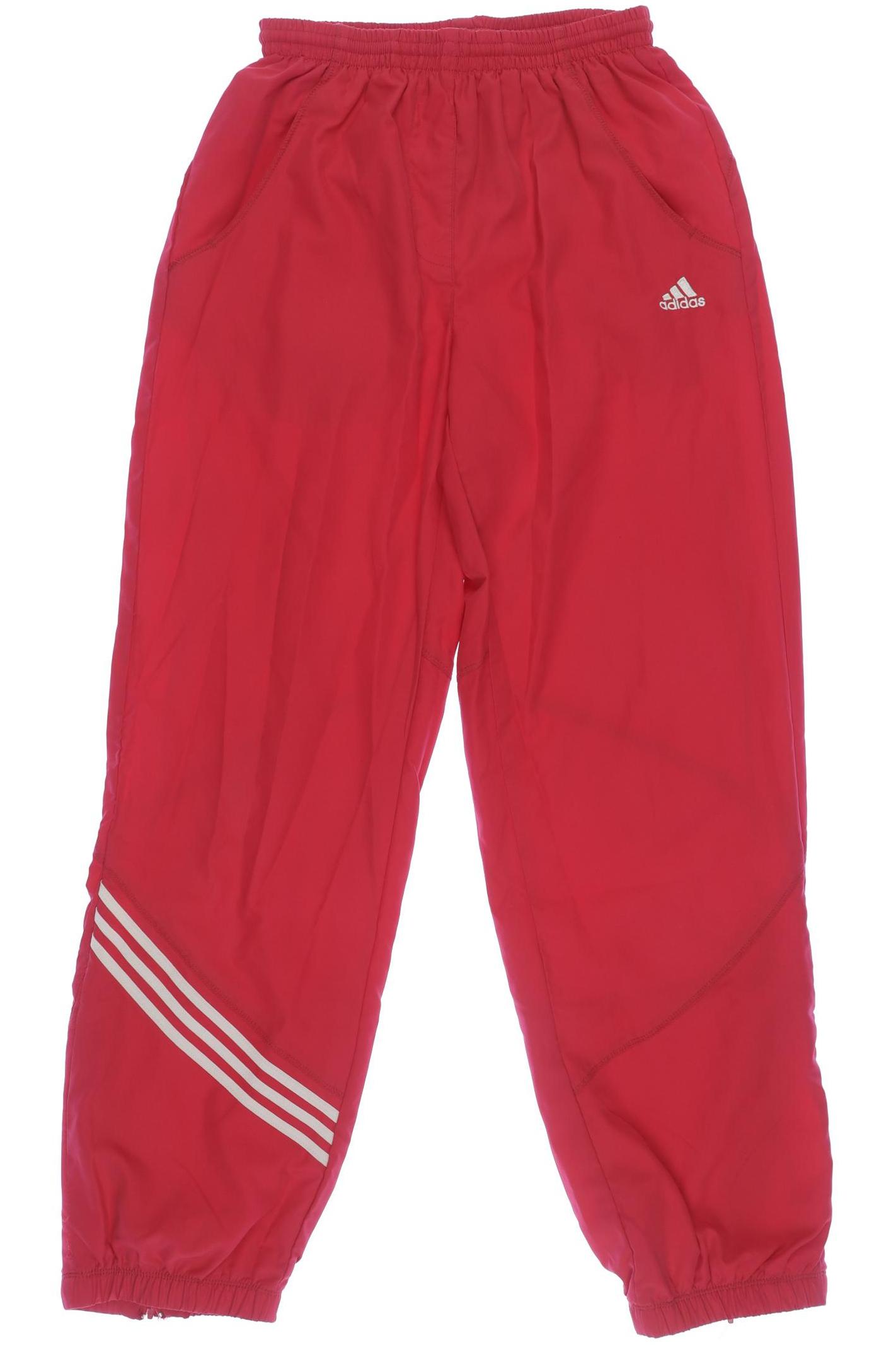 

adidas Damen Stoffhose, rot, Gr. 152