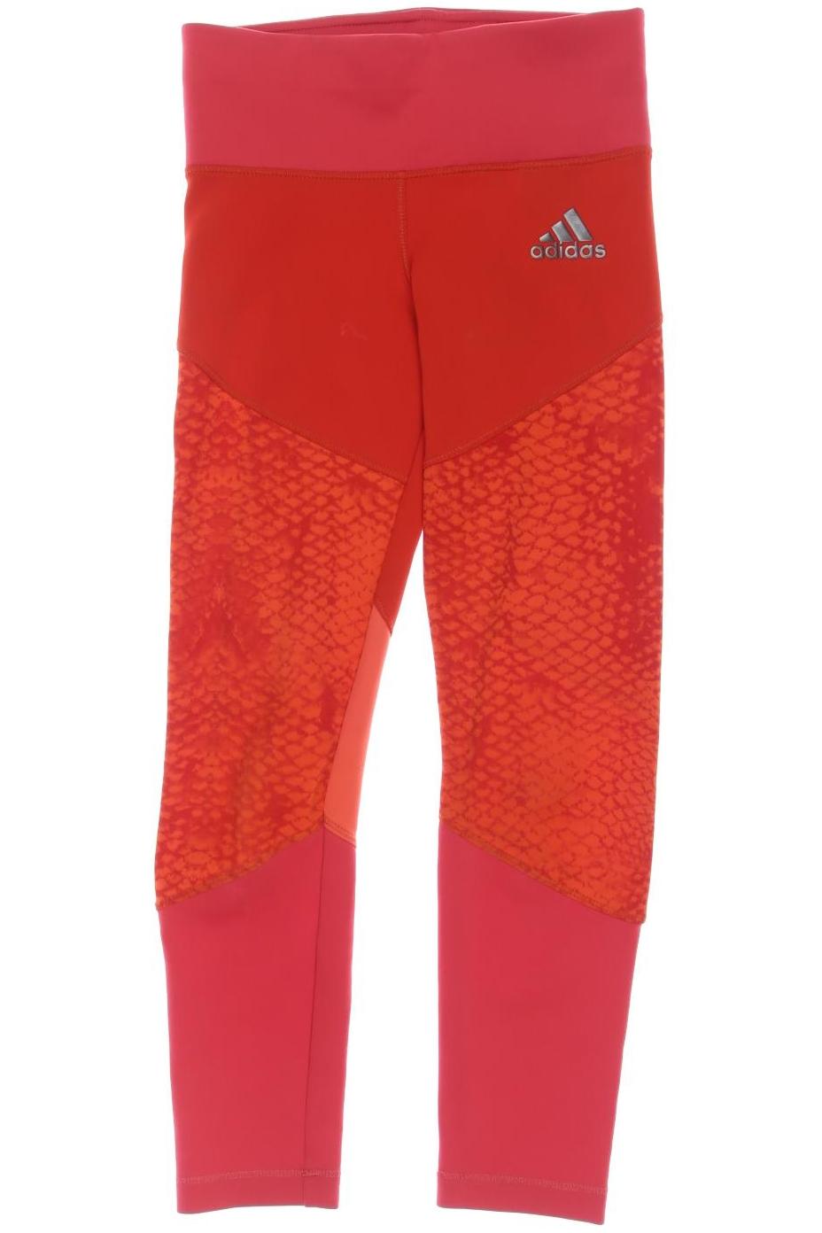 

adidas Mädchen Stoffhose, rot, Gr. 128