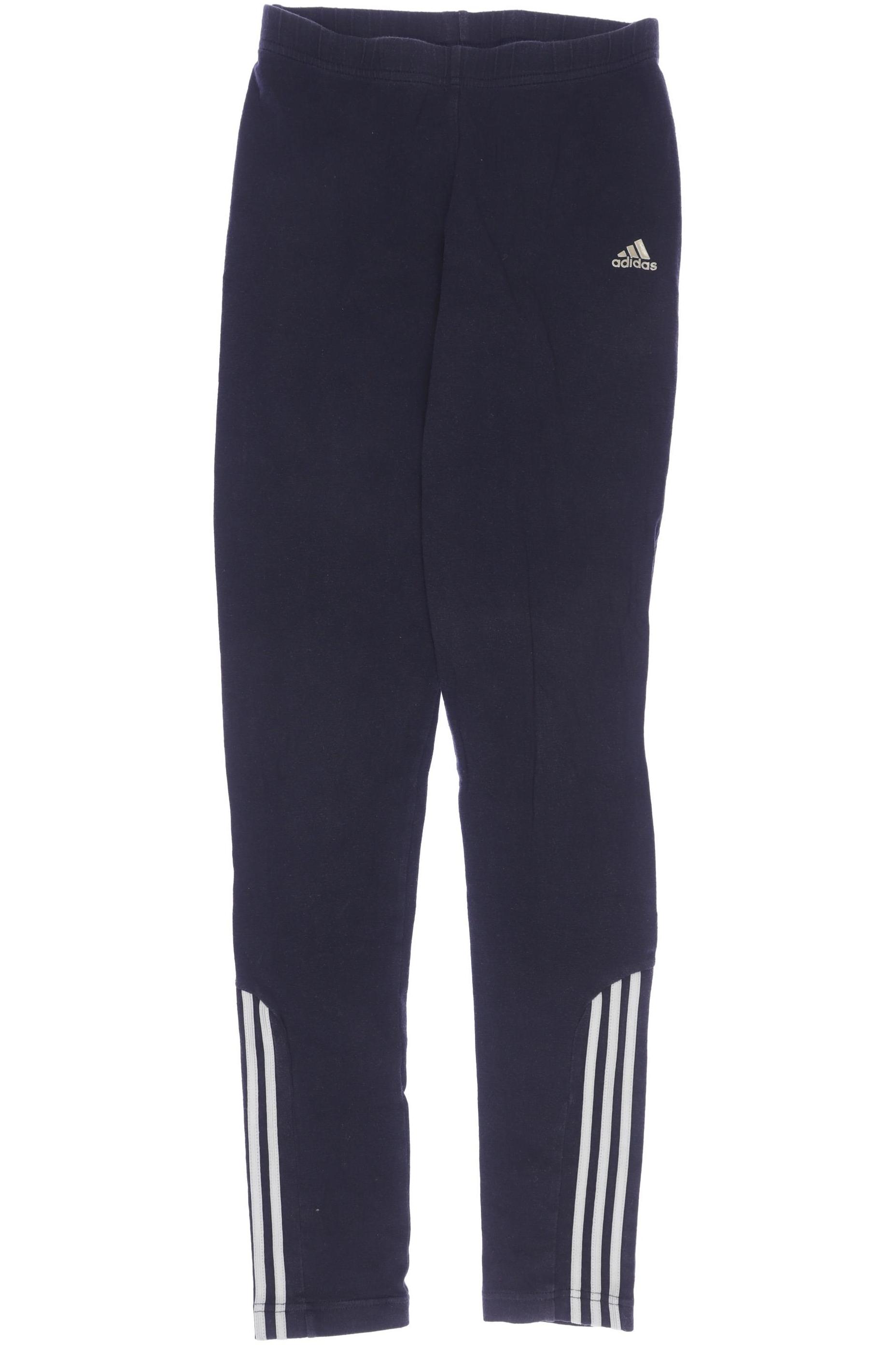 

adidas Damen Stoffhose, marineblau, Gr. 176
