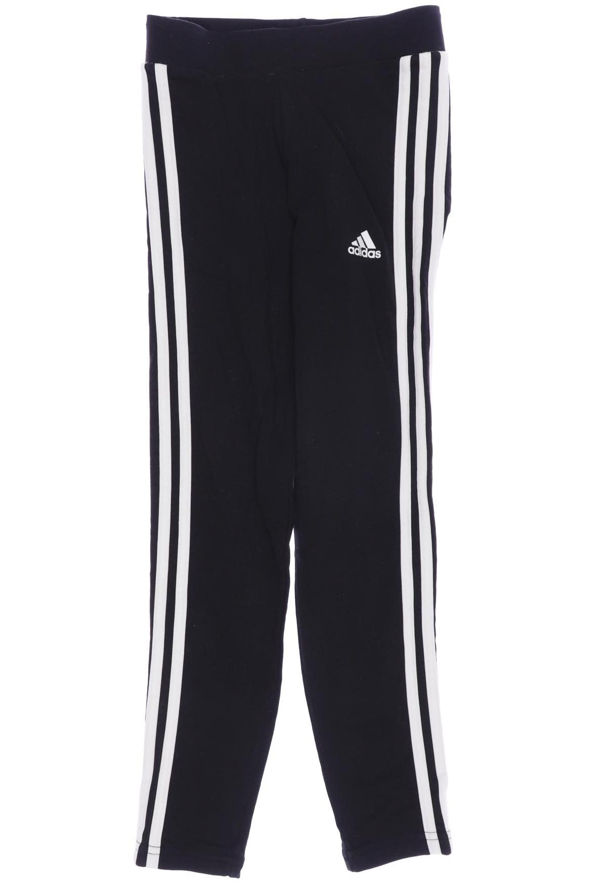 

adidas Damen Stoffhose, schwarz, Gr. 140