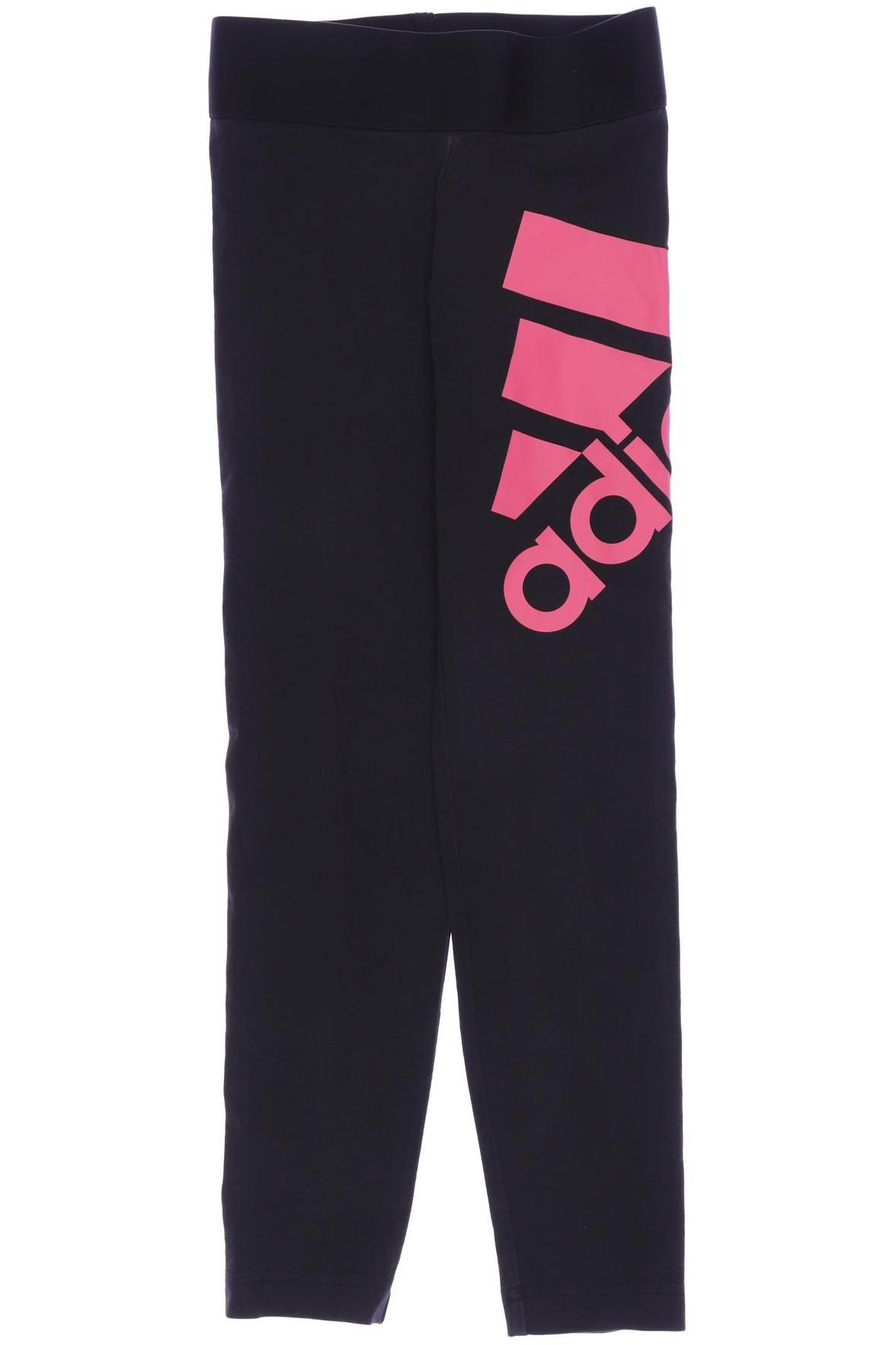 

adidas Damen Stoffhose, schwarz, Gr. 128