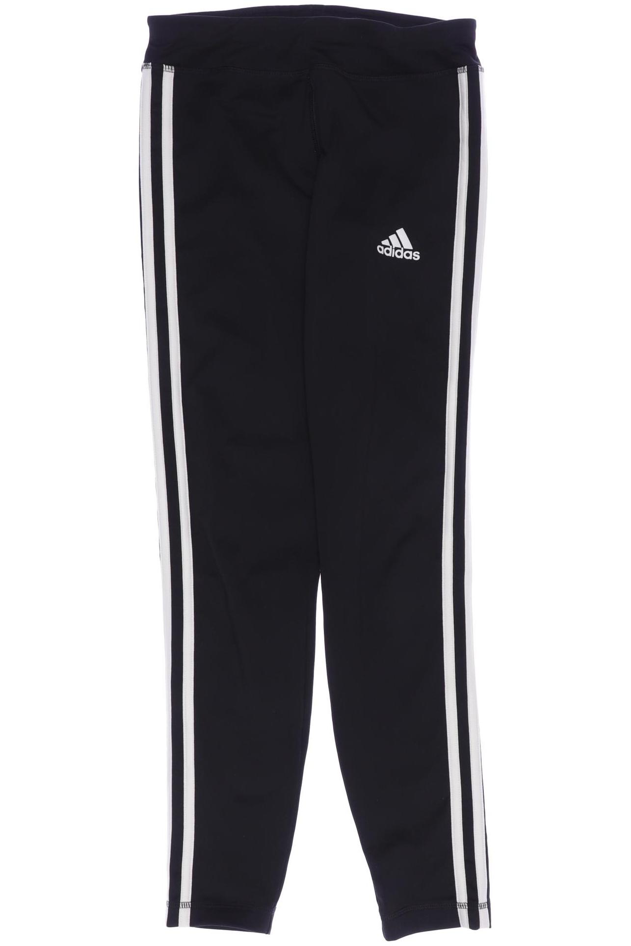 

adidas Damen Stoffhose, schwarz, Gr. 152