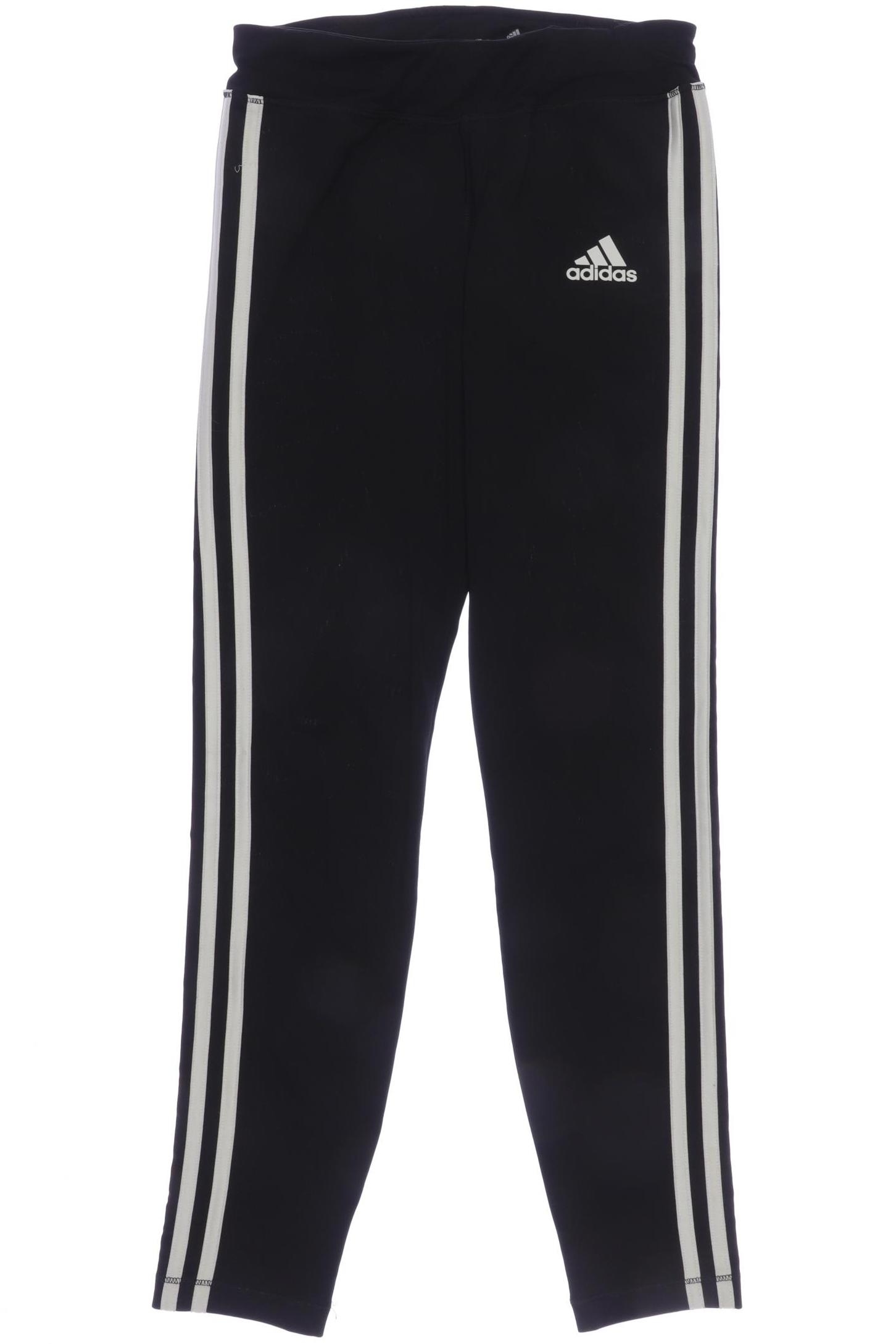 

adidas Damen Stoffhose, schwarz, Gr. 152