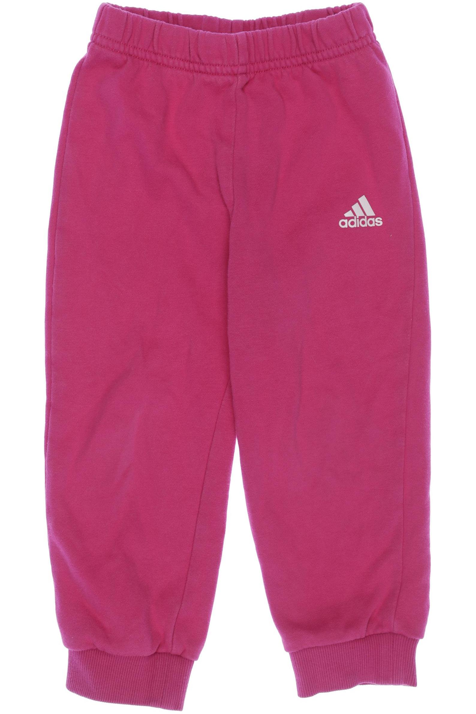 

adidas Damen Stoffhose, pink, Gr. 122