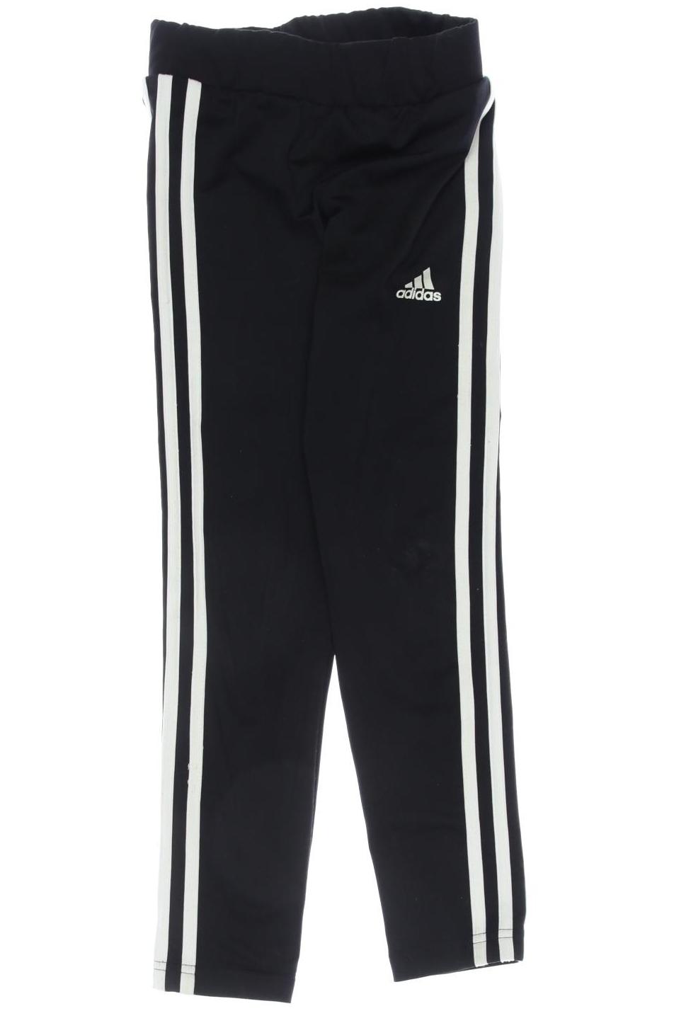 

adidas Damen Stoffhose, schwarz, Gr. 128