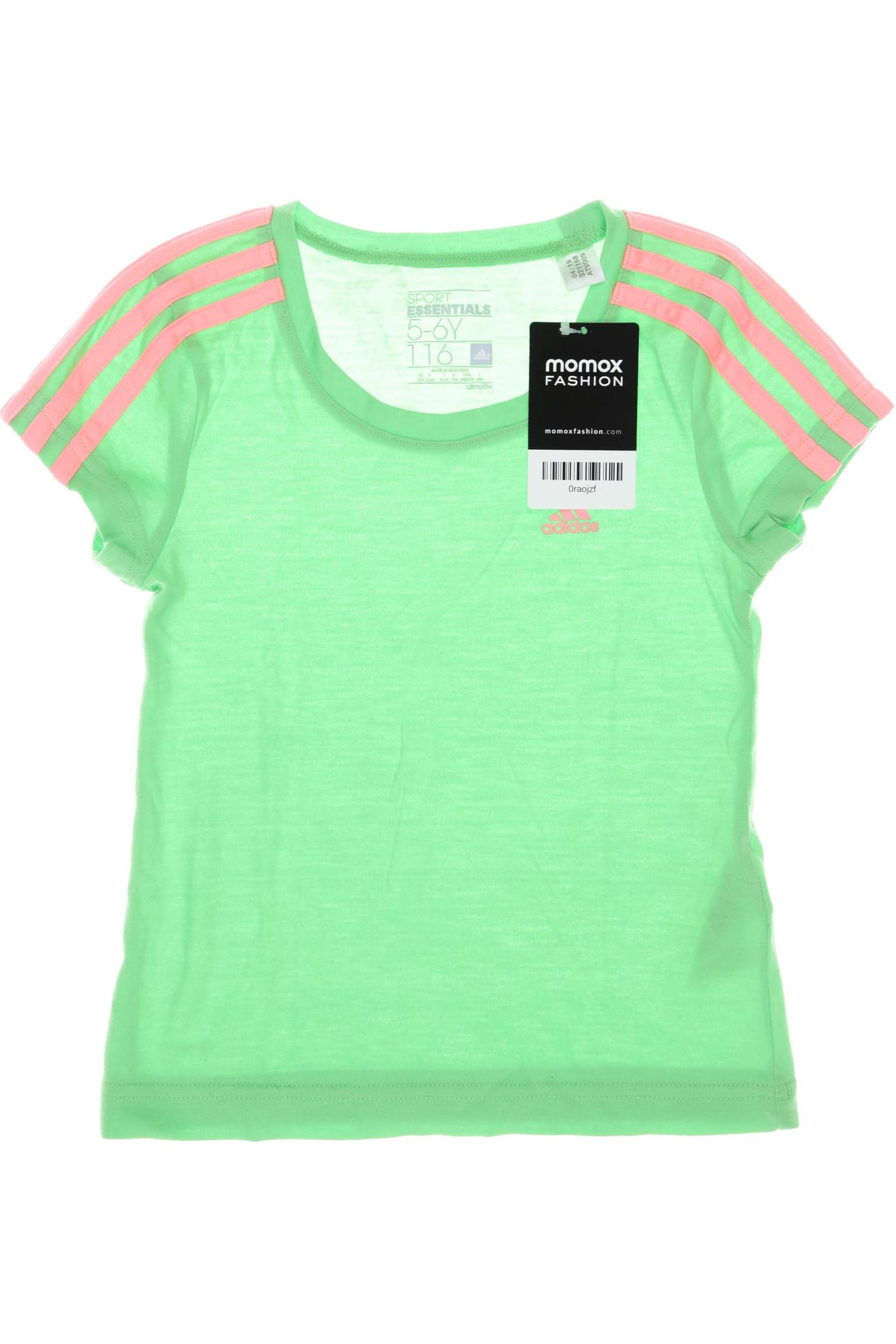 

adidas Damen T-Shirt, grün, Gr. 116